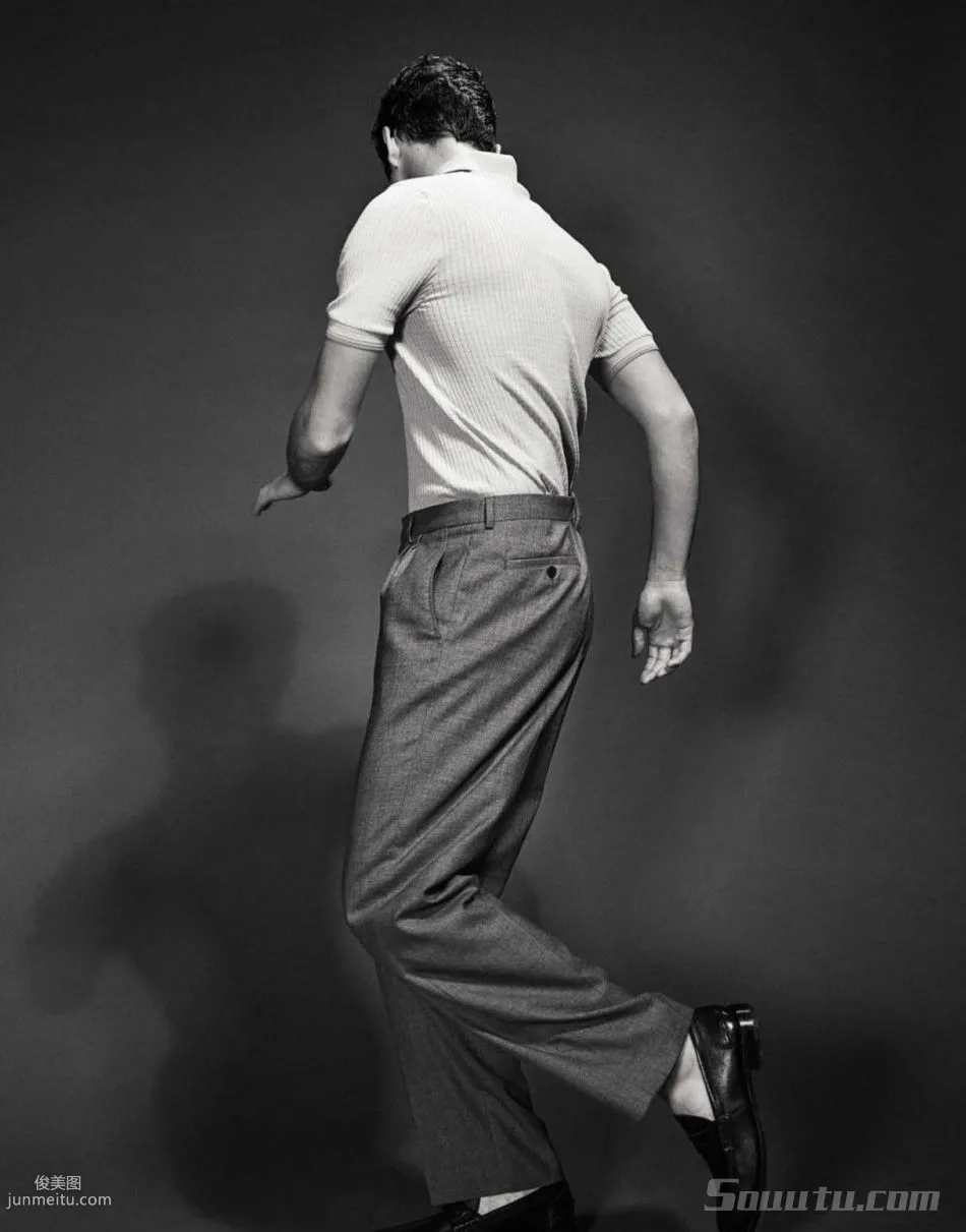 美国男模肖恩·奥普瑞Sean O'pry性感帅气黑白写真照套图8