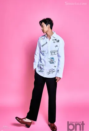 韩国男演员李正赫登时尚杂志《bnt》写真图片