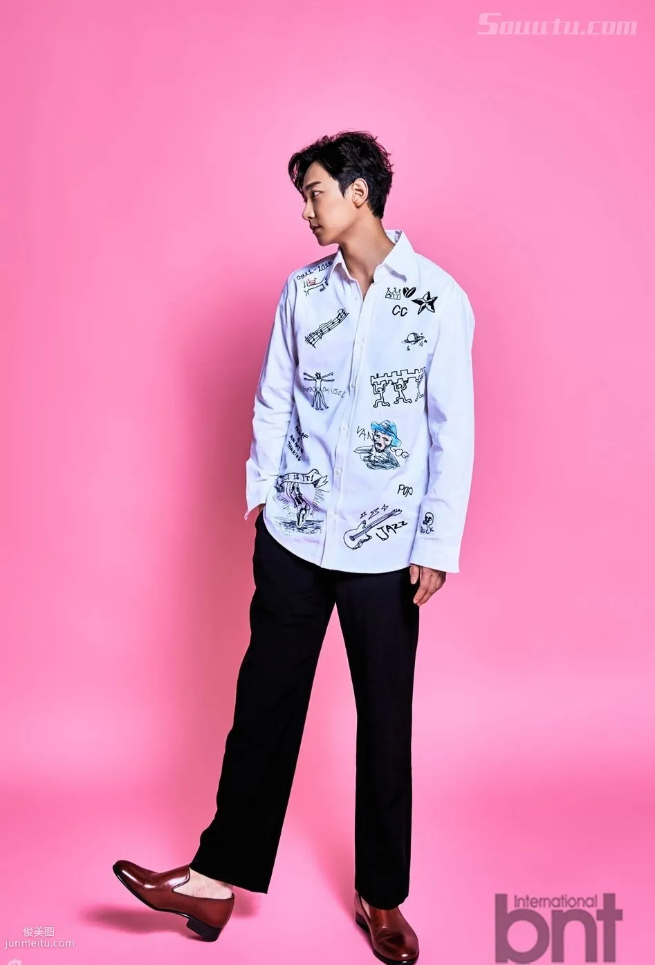 韩国男演员李正赫登时尚杂志《bnt》写真图片套图1