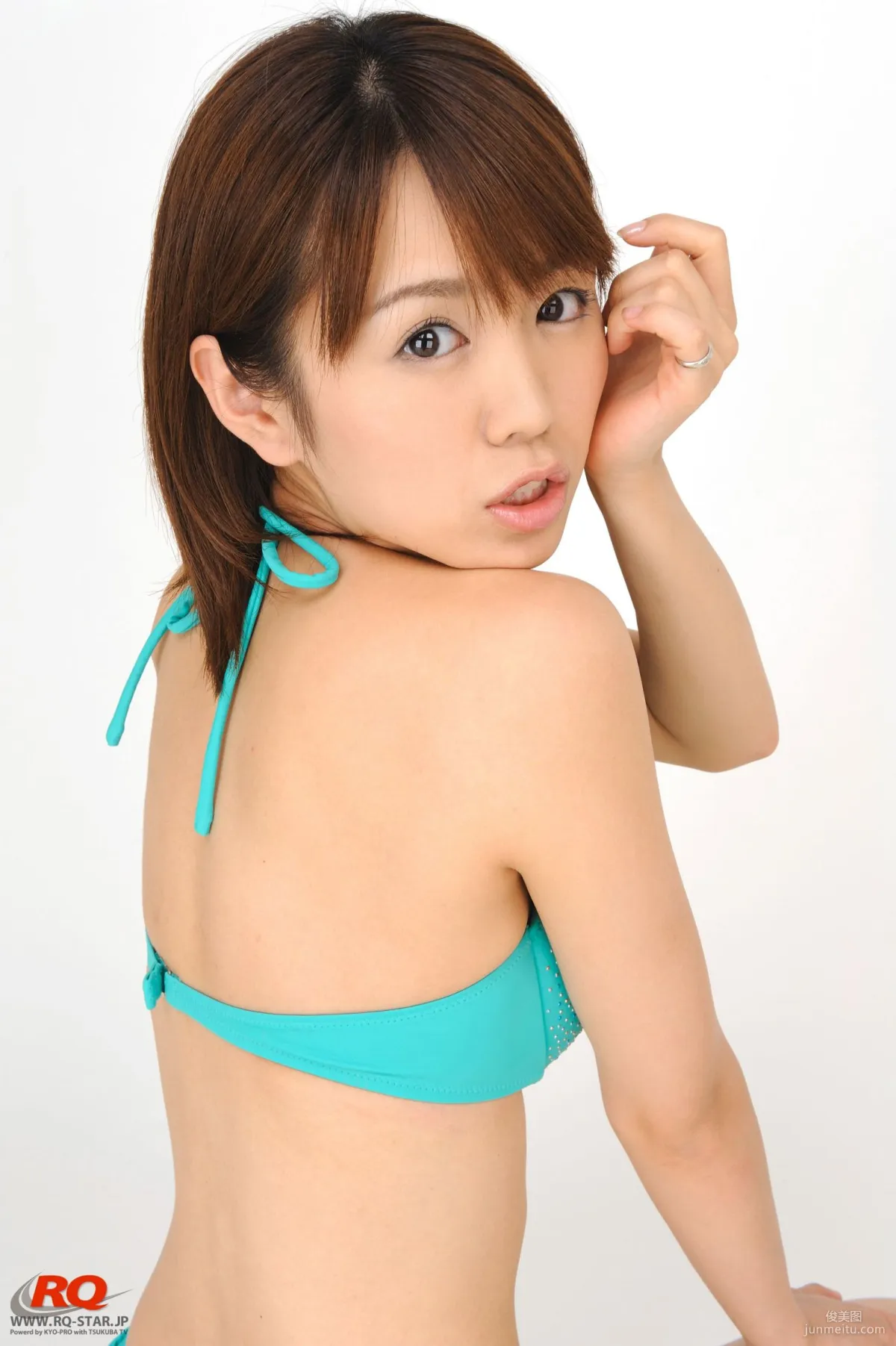 [RQ-STAR] NO.00059 黒沢琴美 Swim Suits – Green 写真46