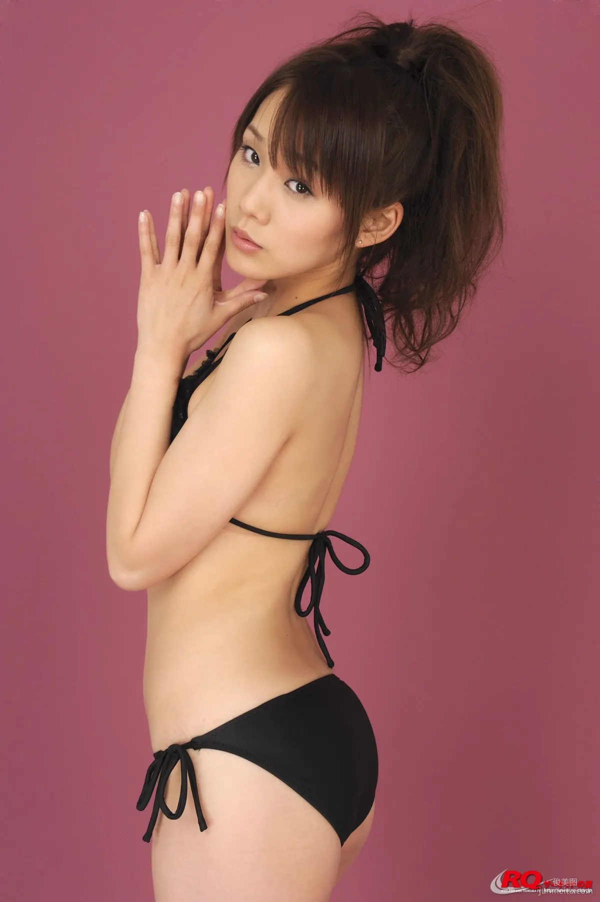 [RQ-STAR] NO.00126 Reina Fuchiwaki 淵脇レイナ Swim Suits – Black 写真集23