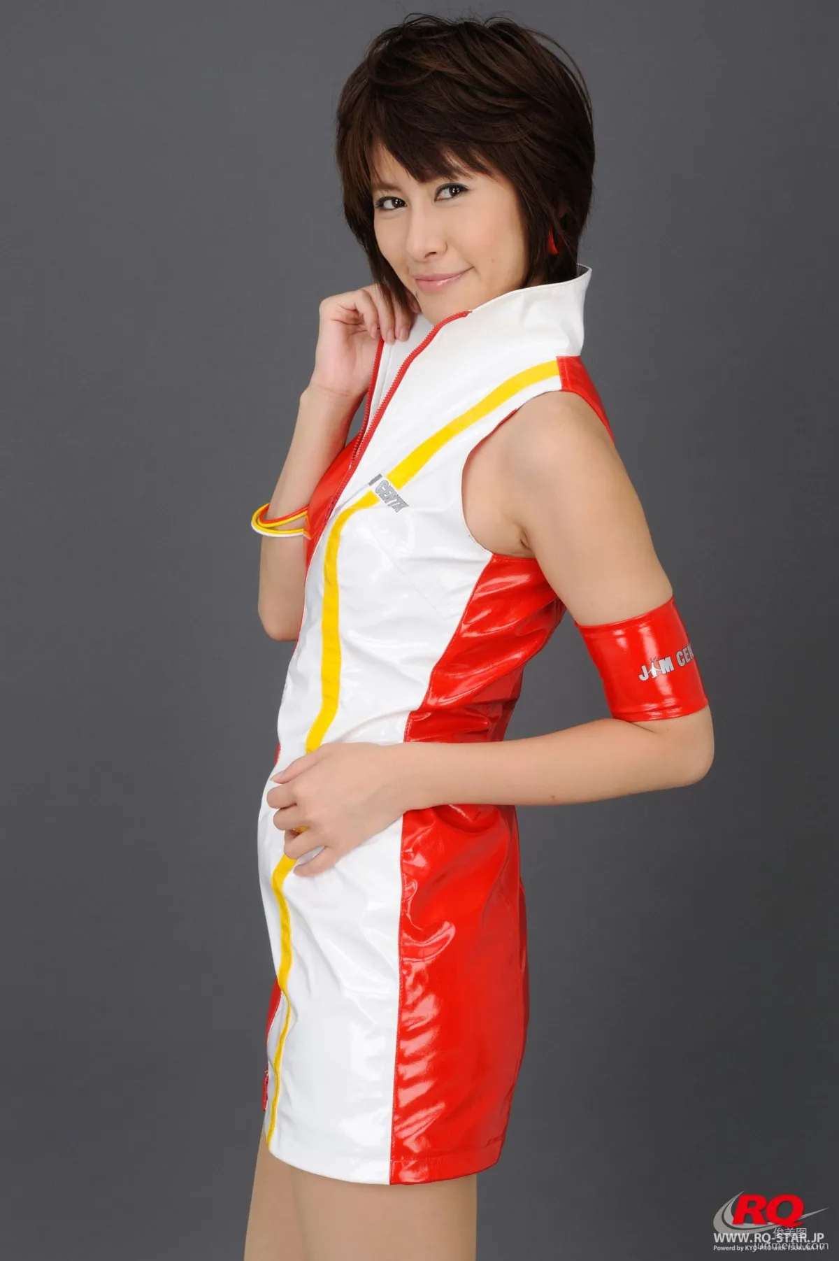 [RQ-STAR] NO.00088 Akiko Fujihara 藤原明子 Race Queen – 2008 Jim Gainer  写真集50