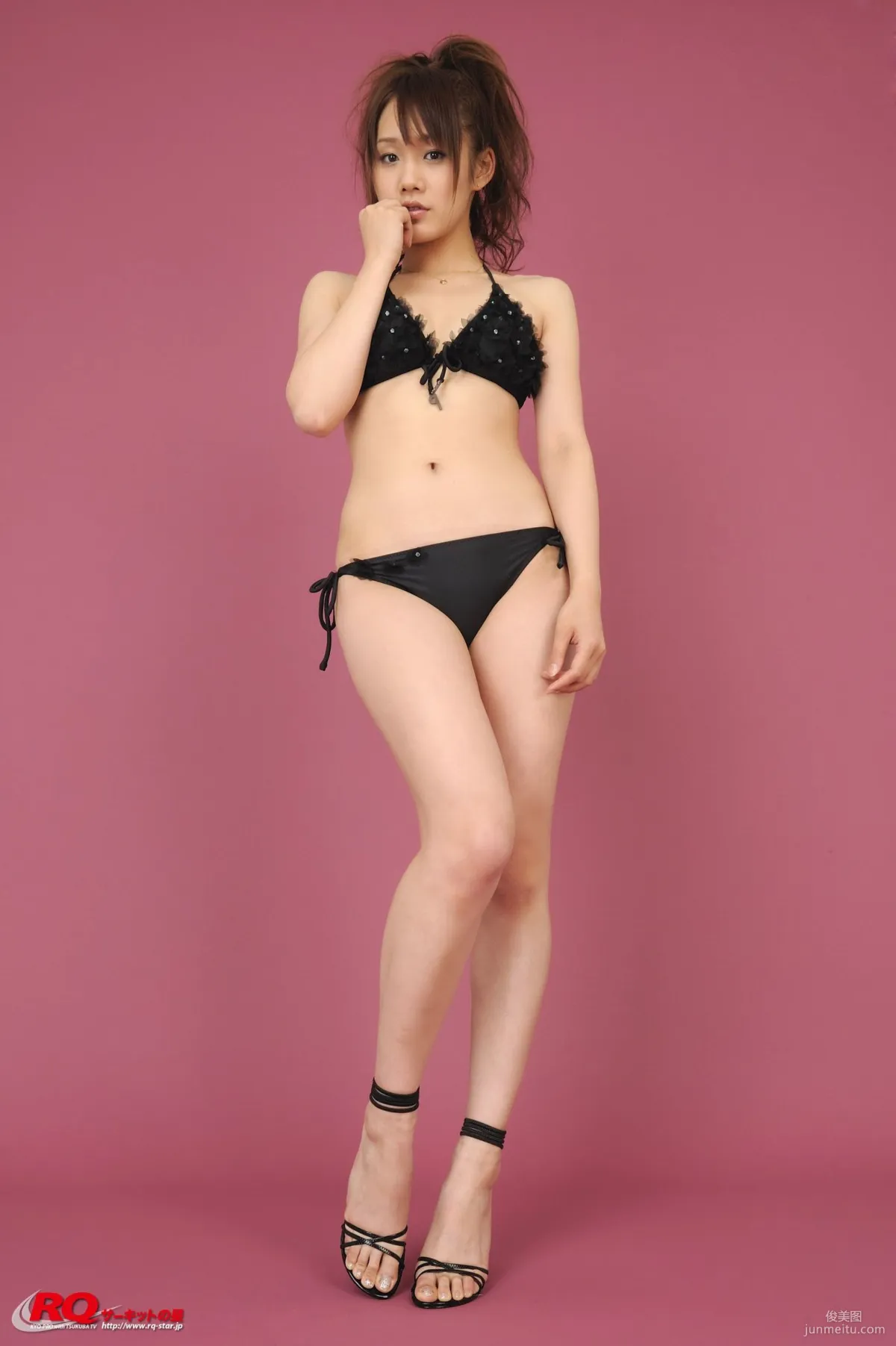 [RQ-STAR] NO.00126 Reina Fuchiwaki 淵脇レイナ Swim Suits – Black 写真集7