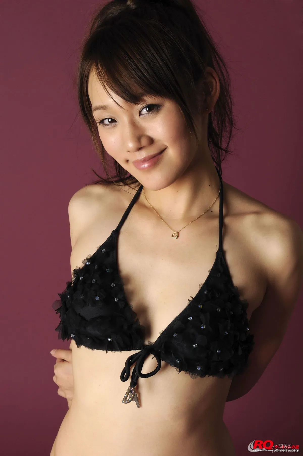 [RQ-STAR] NO.00126 Reina Fuchiwaki 淵脇レイナ Swim Suits – Black 写真集115