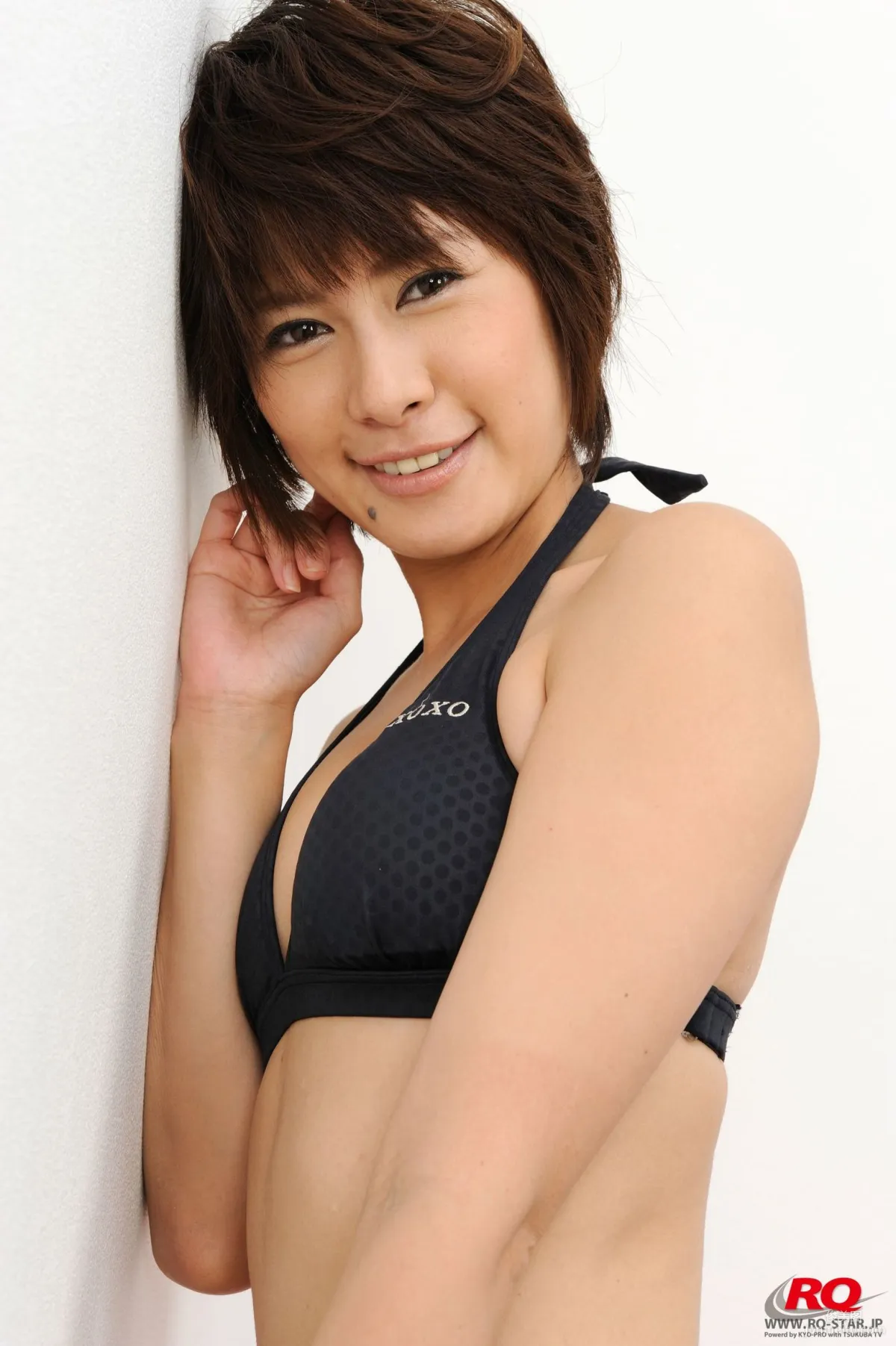 [RQ-STAR] NO.00077 Akiko Fujihara 藤原明子 Swim Suits – Black 写真集83