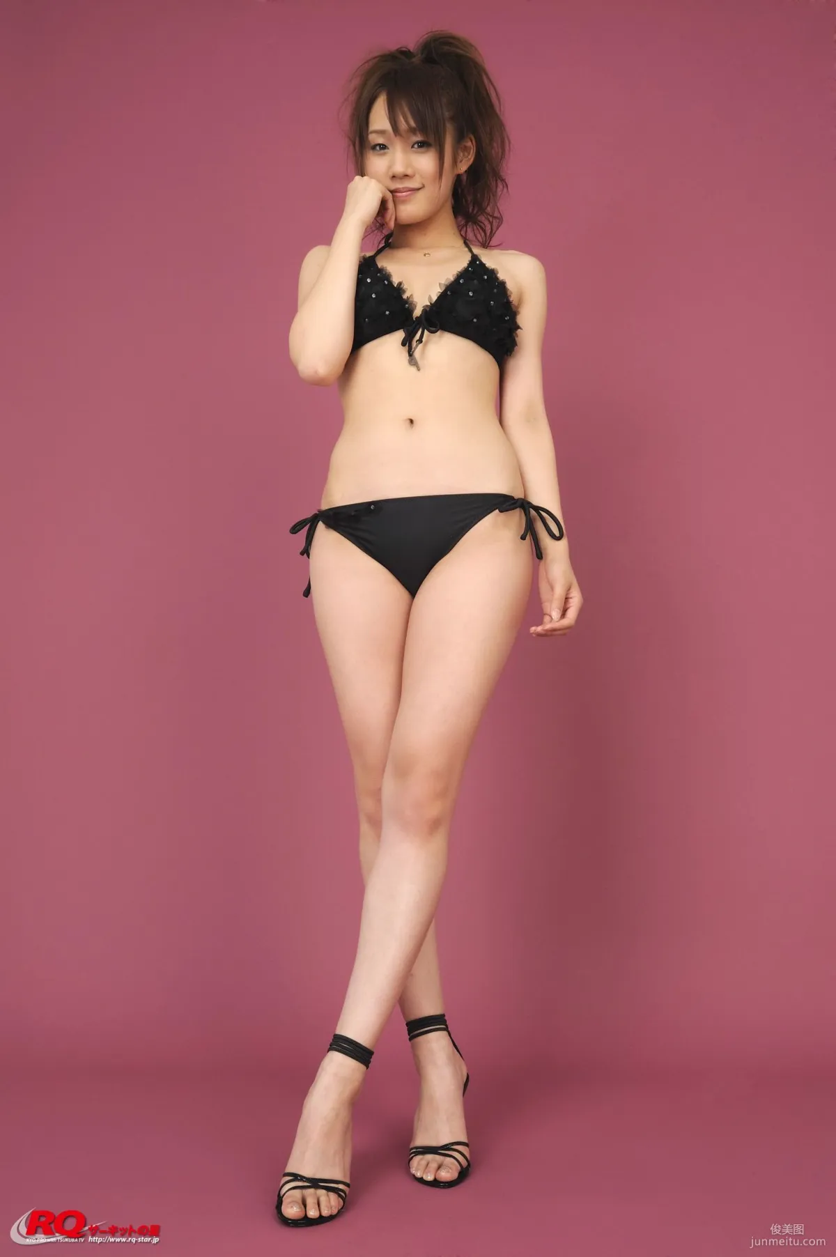 [RQ-STAR] NO.00126 Reina Fuchiwaki 淵脇レイナ Swim Suits – Black 写真集6