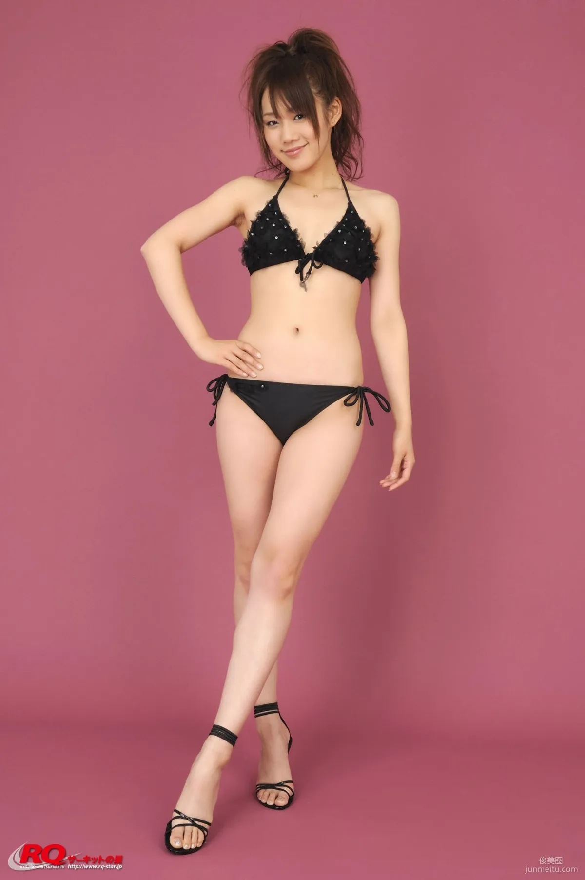 [RQ-STAR] NO.00126 Reina Fuchiwaki 淵脇レイナ Swim Suits – Black 写真集9