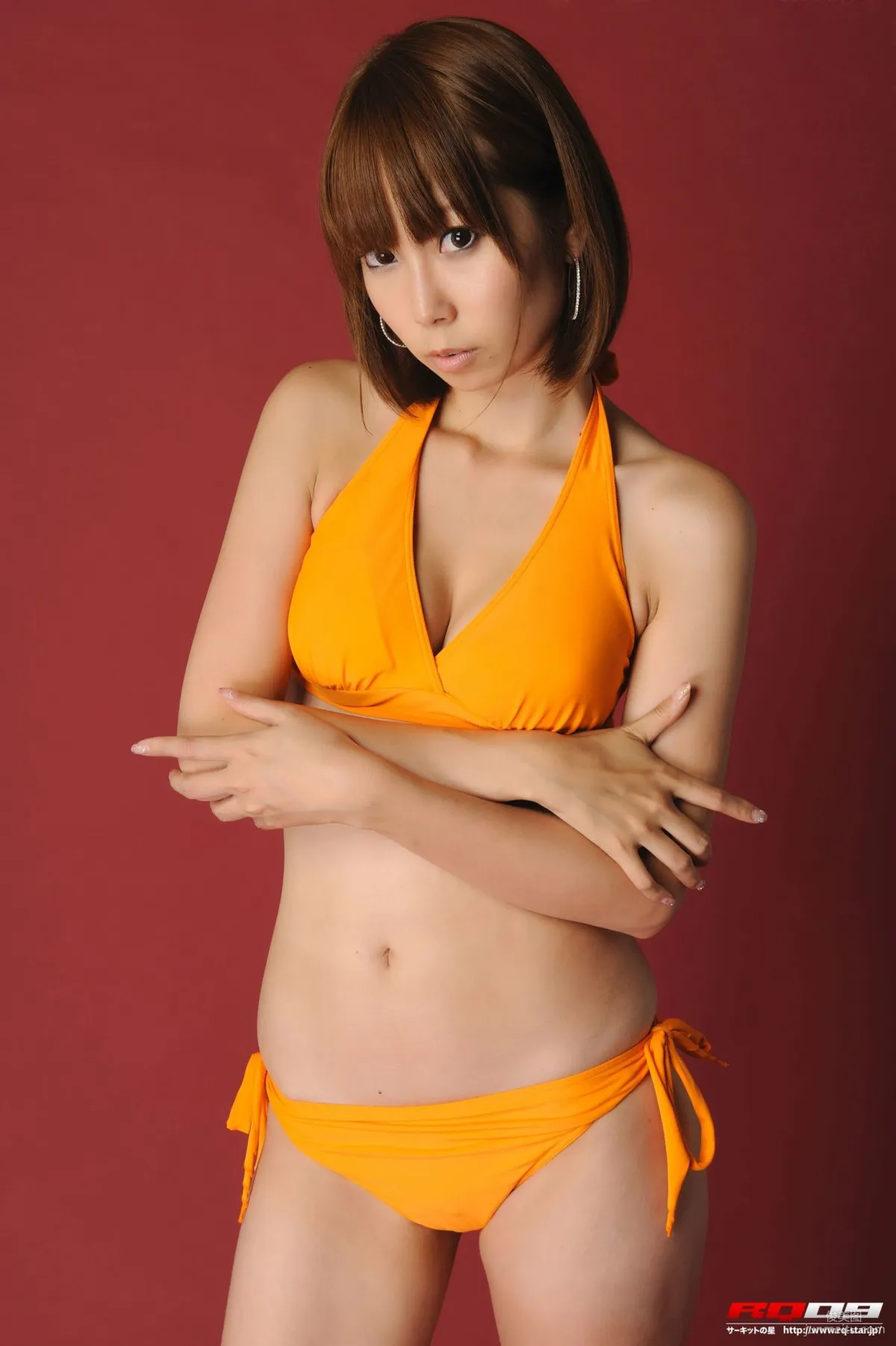 [RQ-STAR] NO.00208 徳永末遊 Swim Suits 泳装 – Orange 写真集42