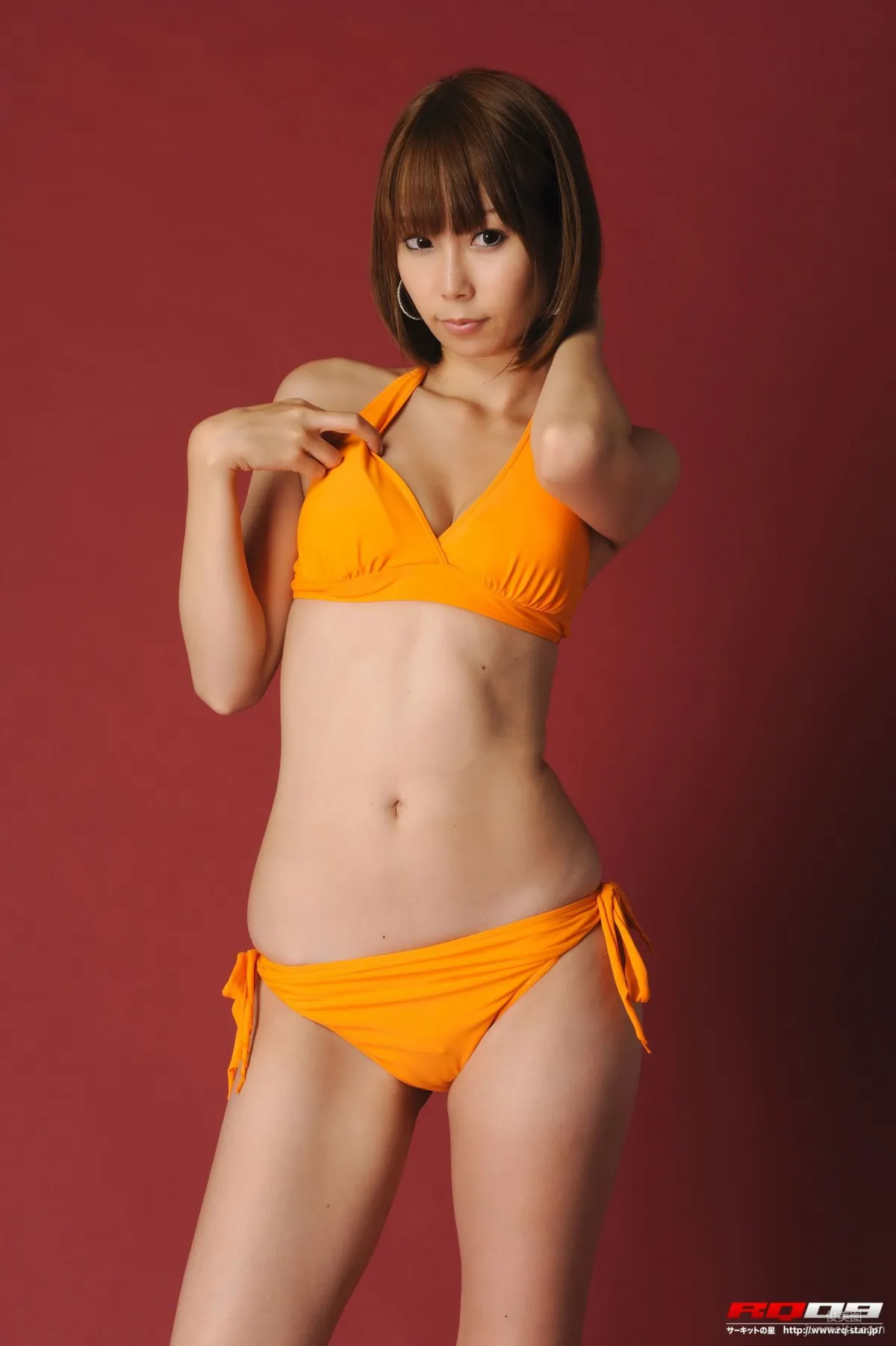 [RQ-STAR] NO.00208 徳永末遊 Swim Suits 泳装 – Orange 写真集31