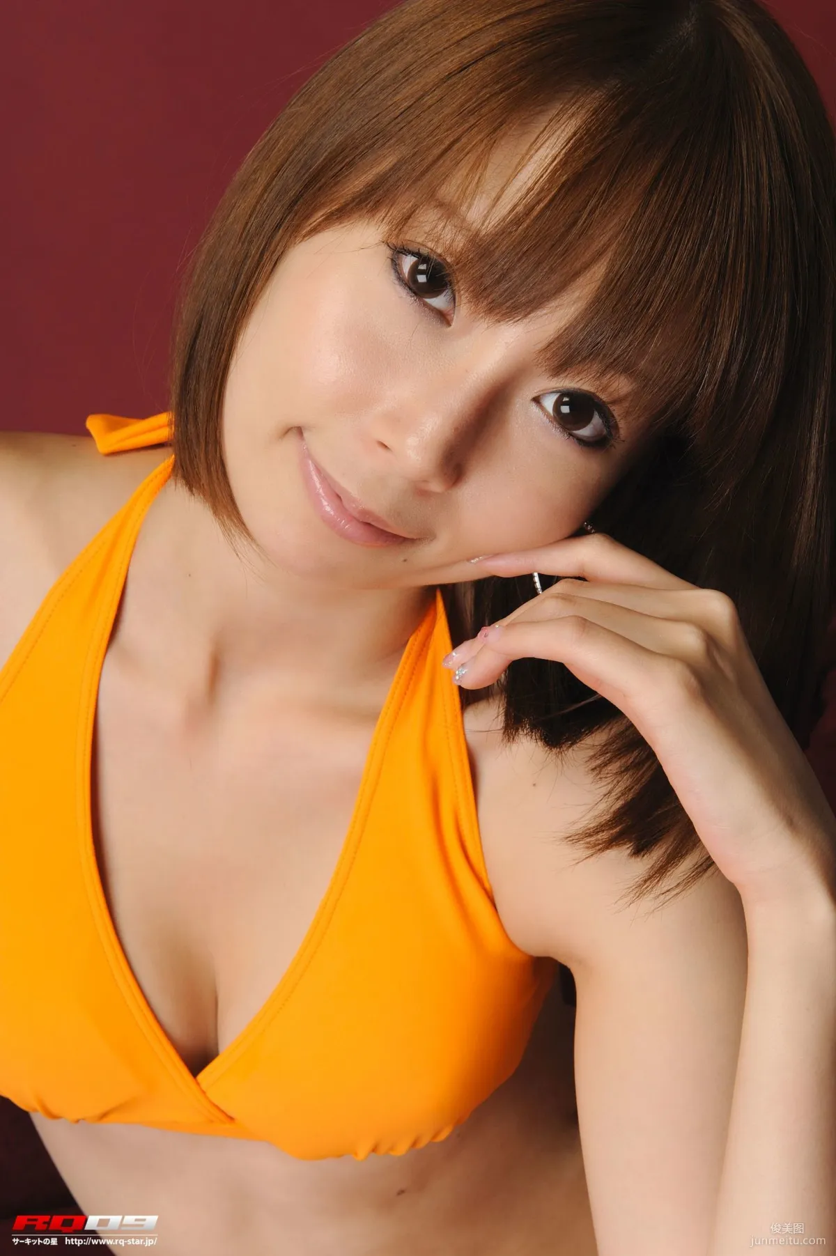 [RQ-STAR] NO.00208 徳永末遊 Swim Suits 泳装 – Orange 写真集89