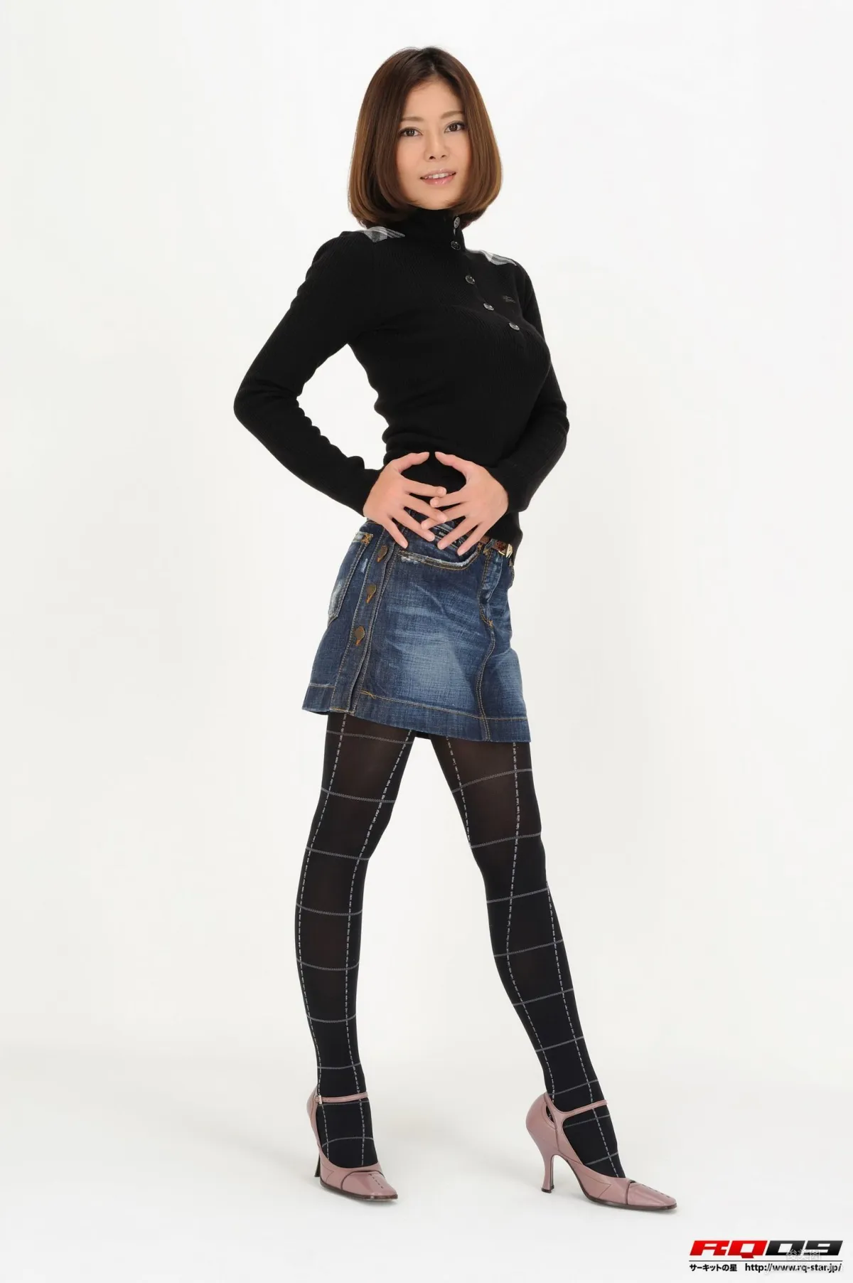 [RQ-STAR] NO.00218 モスタルディーニエリカ Private Dress 牛仔超短裙 写真集9