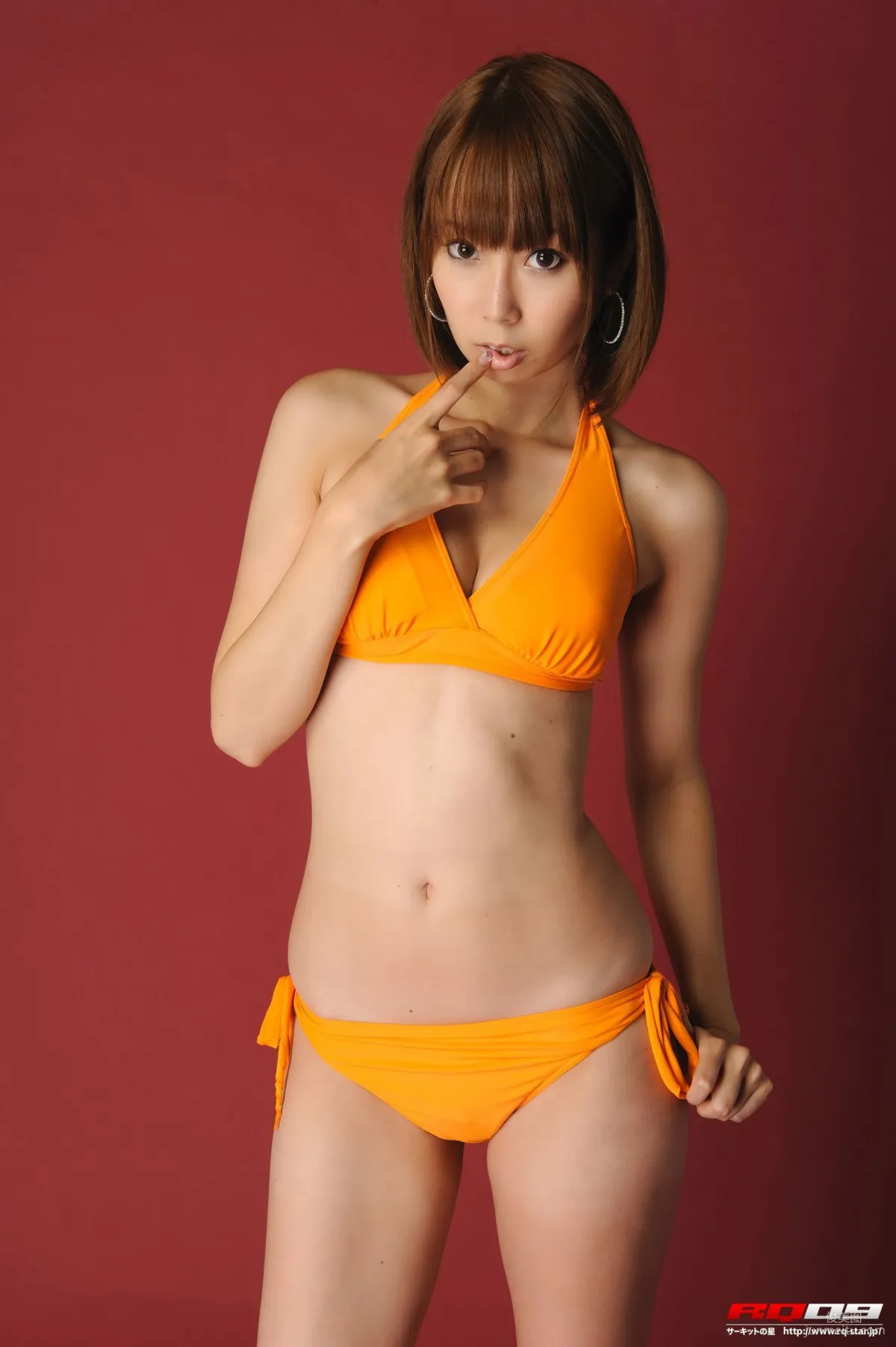 [RQ-STAR] NO.00208 徳永末遊 Swim Suits 泳装 – Orange 写真集45