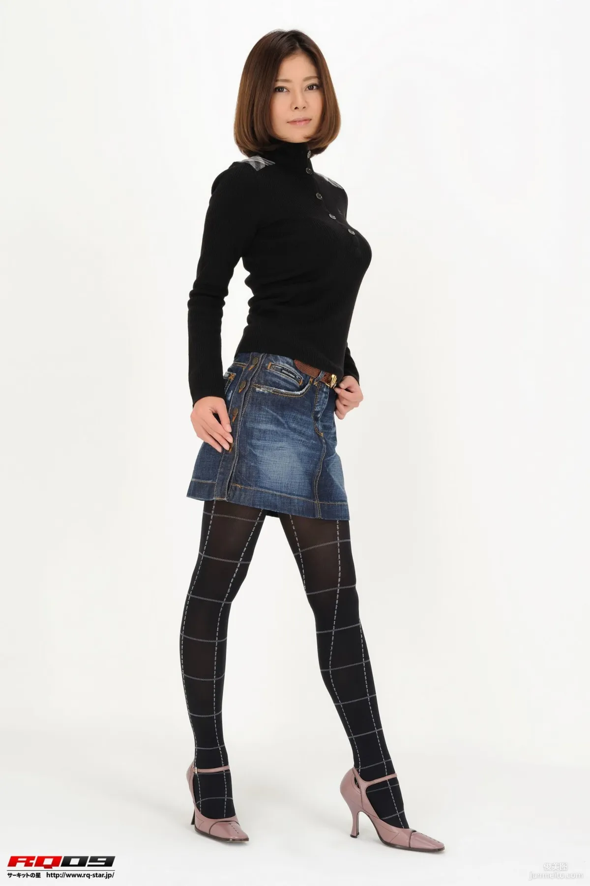[RQ-STAR] NO.00218 モスタルディーニエリカ Private Dress 牛仔超短裙 写真集8