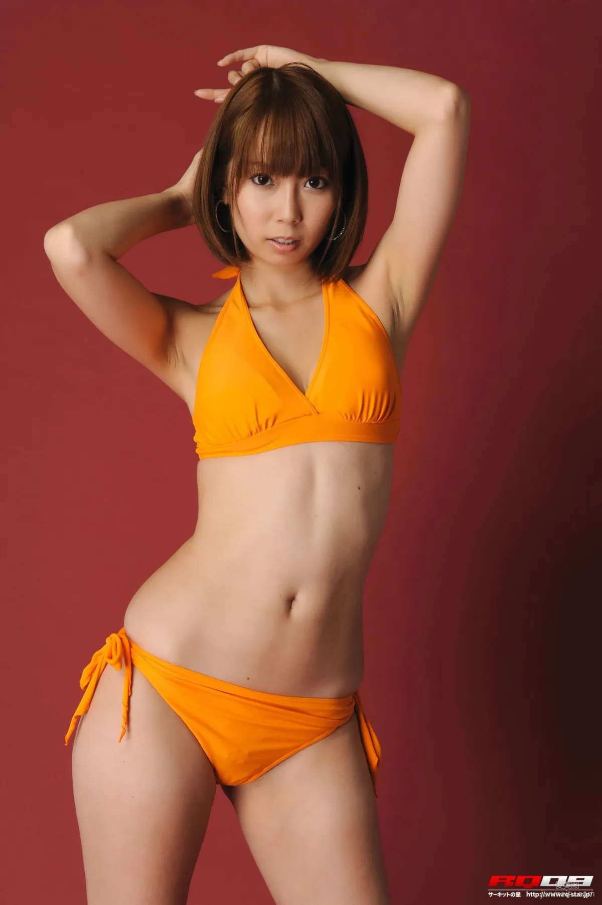 [RQ-STAR] NO.00208 徳永末遊 Swim Suits 泳装 – Orange 写真集33