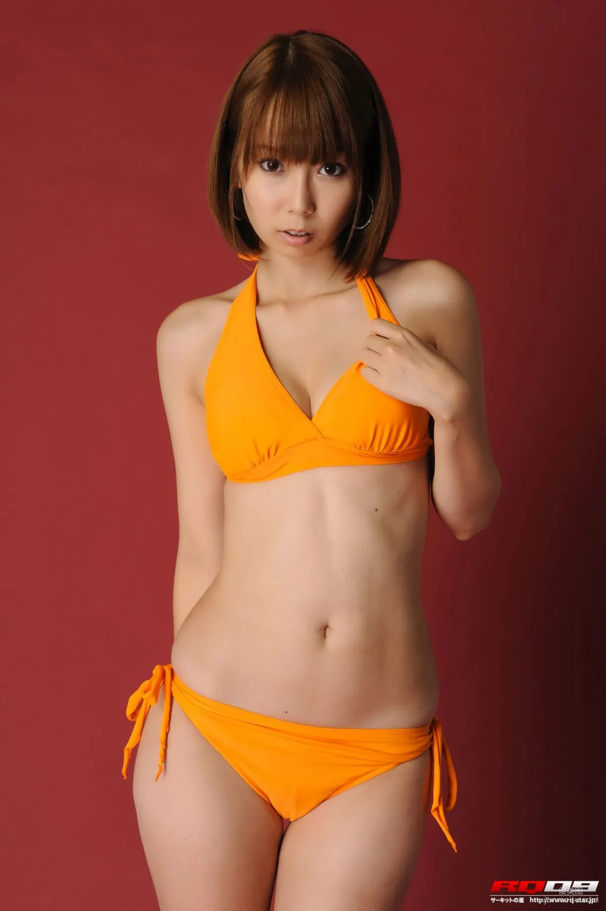 [RQ-STAR] NO.00208 徳永末遊 Swim Suits 泳装 – Orange 写真集39