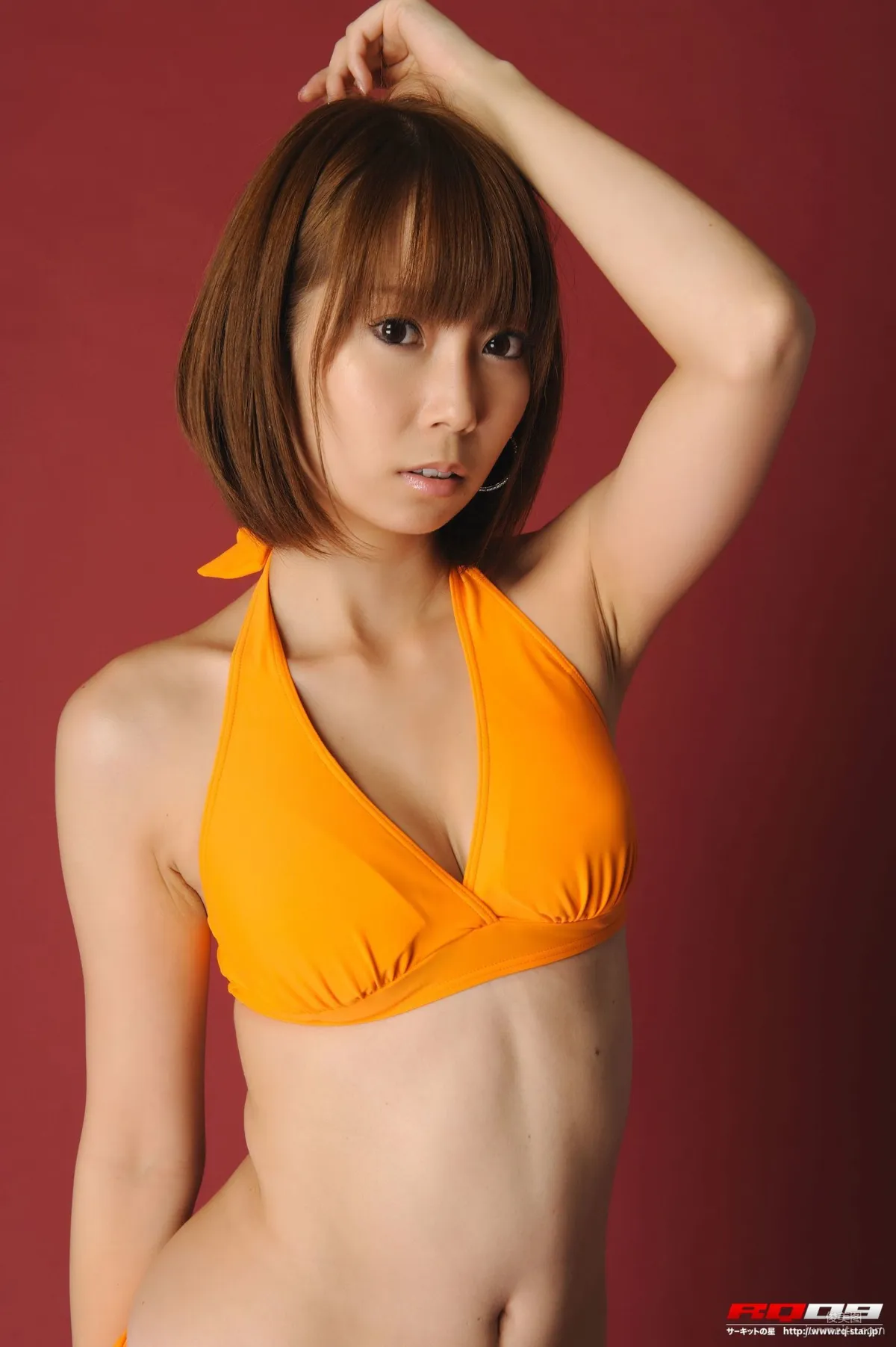 [RQ-STAR] NO.00208 徳永末遊 Swim Suits 泳装 – Orange 写真集47