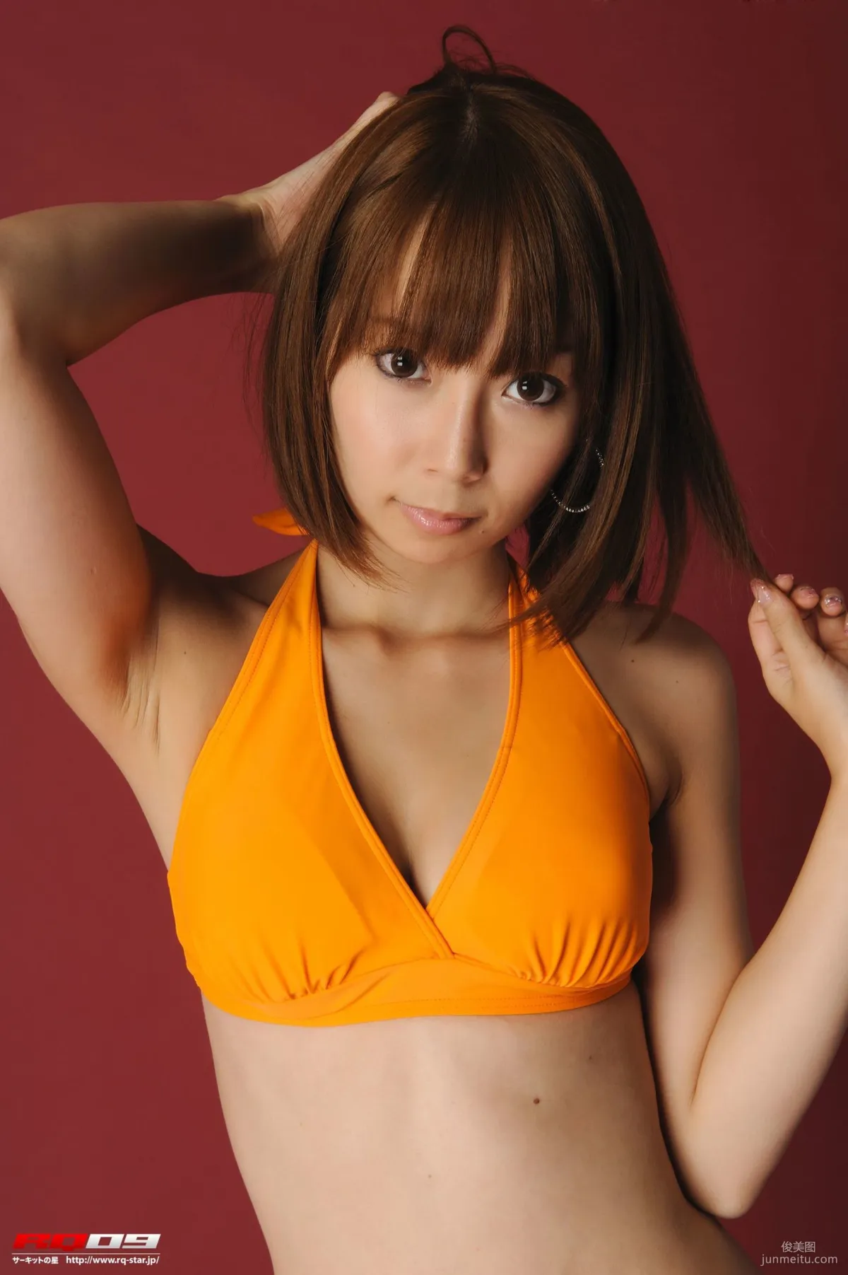 [RQ-STAR] NO.00208 徳永末遊 Swim Suits 泳装 – Orange 写真集50