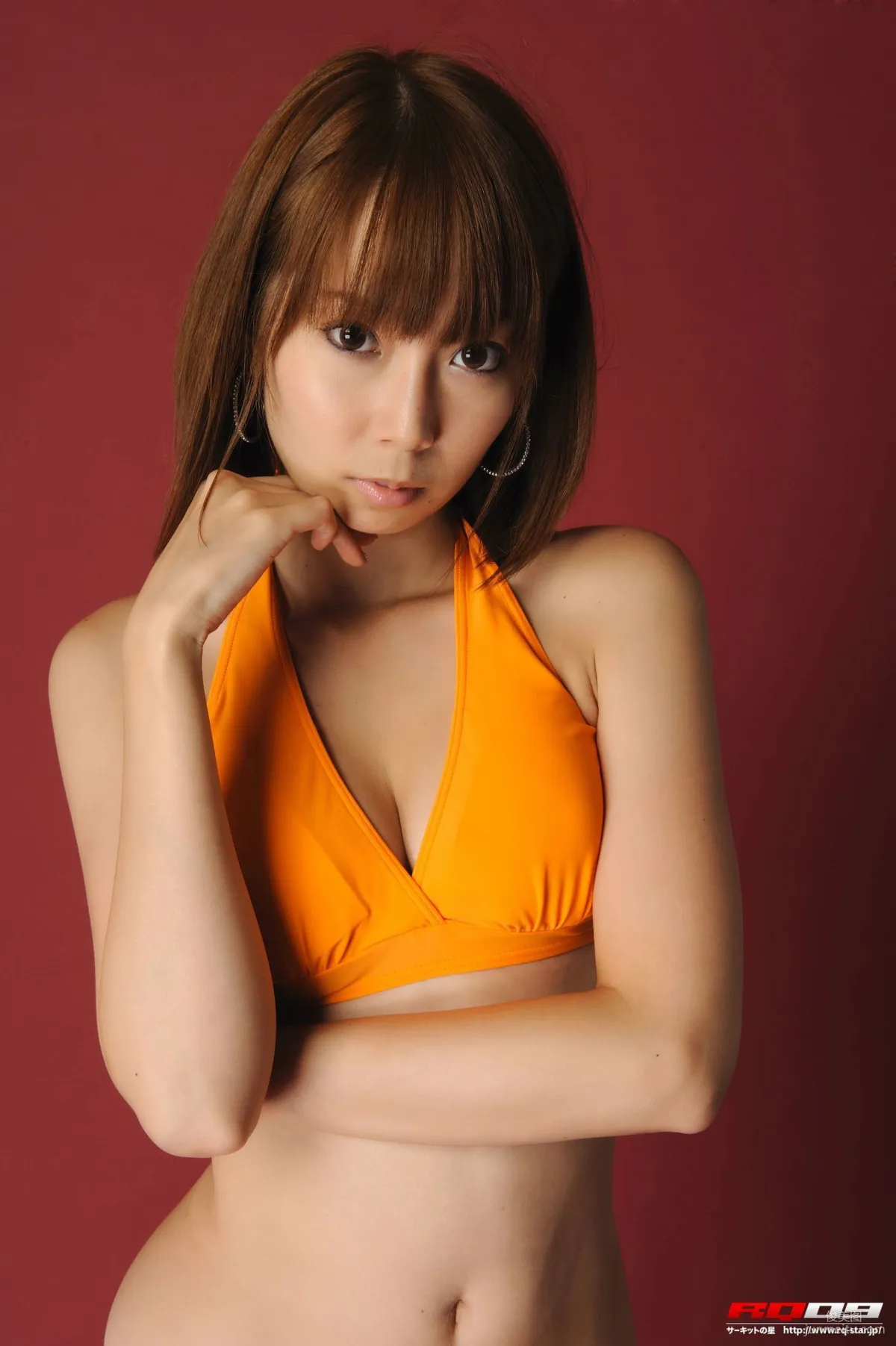 [RQ-STAR] NO.00208 徳永末遊 Swim Suits 泳装 – Orange 写真集48