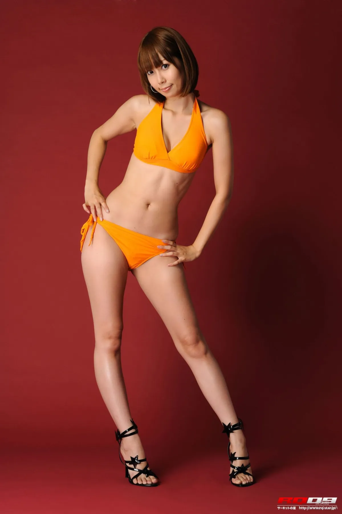[RQ-STAR] NO.00208 徳永末遊 Swim Suits 泳装 – Orange 写真集10