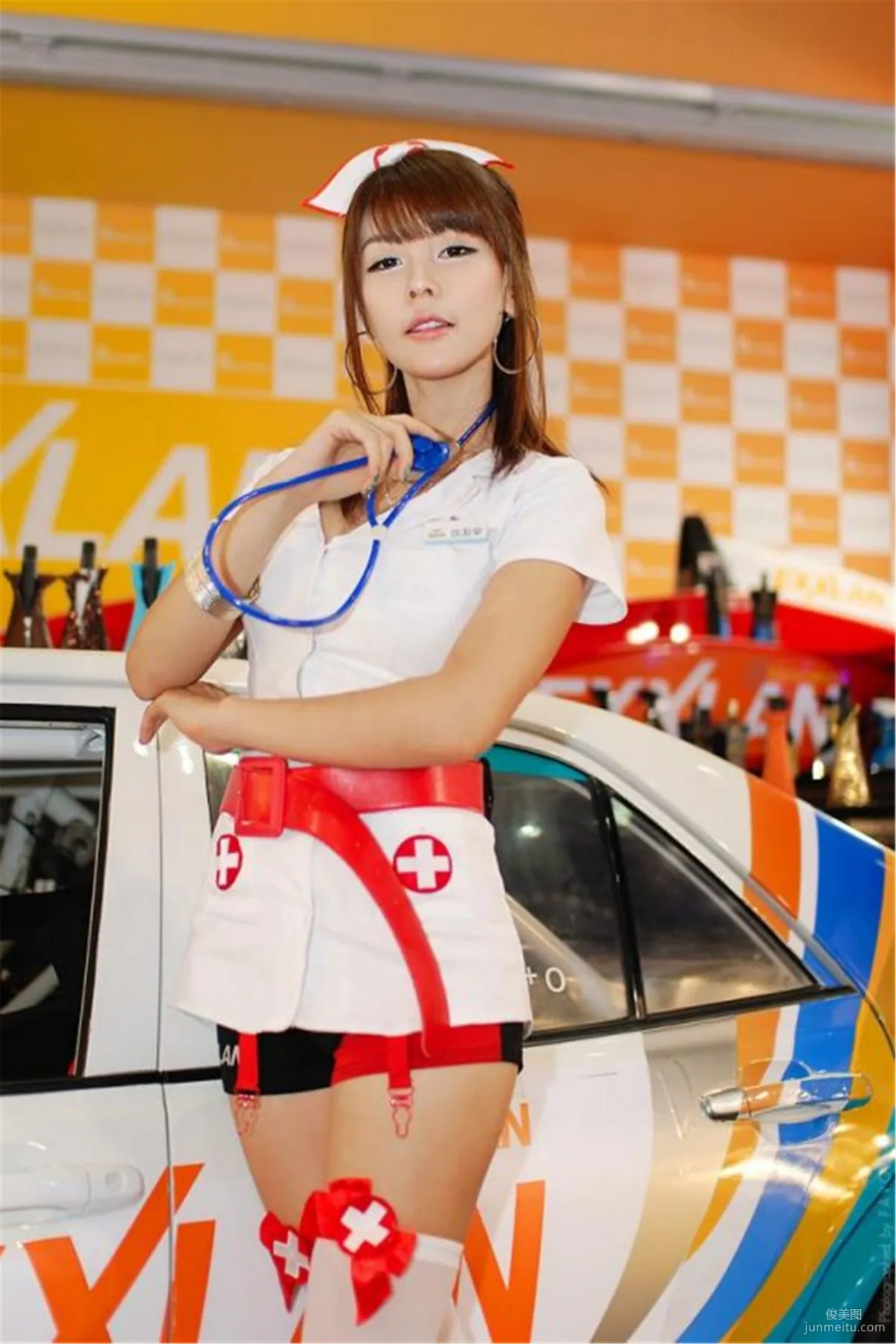 韩国车模李智友 이지우 《EXXLAN之护士装系列》写真集5