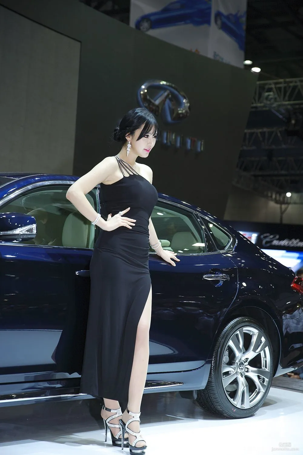 韩国车模崔星河《车展优雅长裙系列》高清套图11