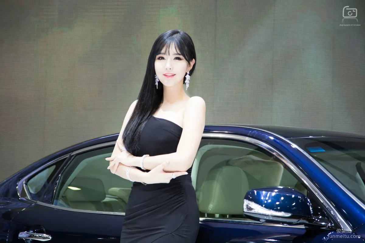 韩国车模崔星河《车展优雅长裙系列》高清套图10
