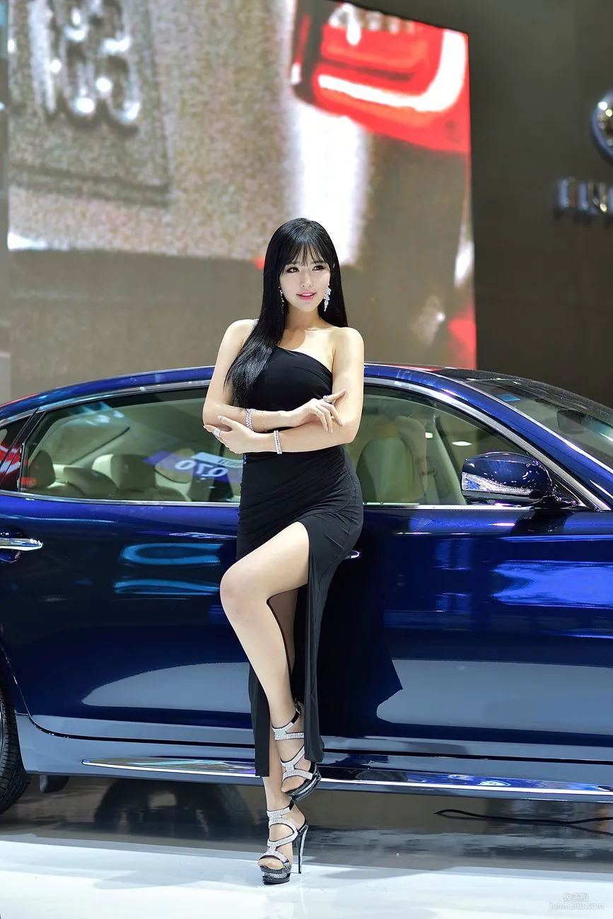 韩国车模崔星河《车展优雅长裙系列》高清套图7