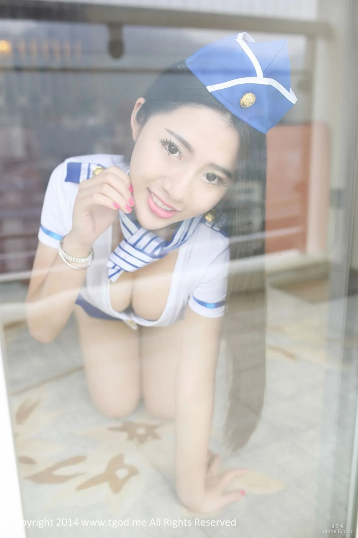 嘉嘉Tiffany - 空中跪式服务 [TGOD推女神] 写真集42