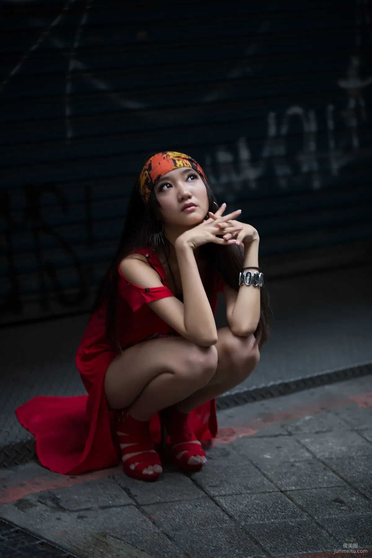 台湾腿模Tina陈思婷《美國街》街拍写真集14