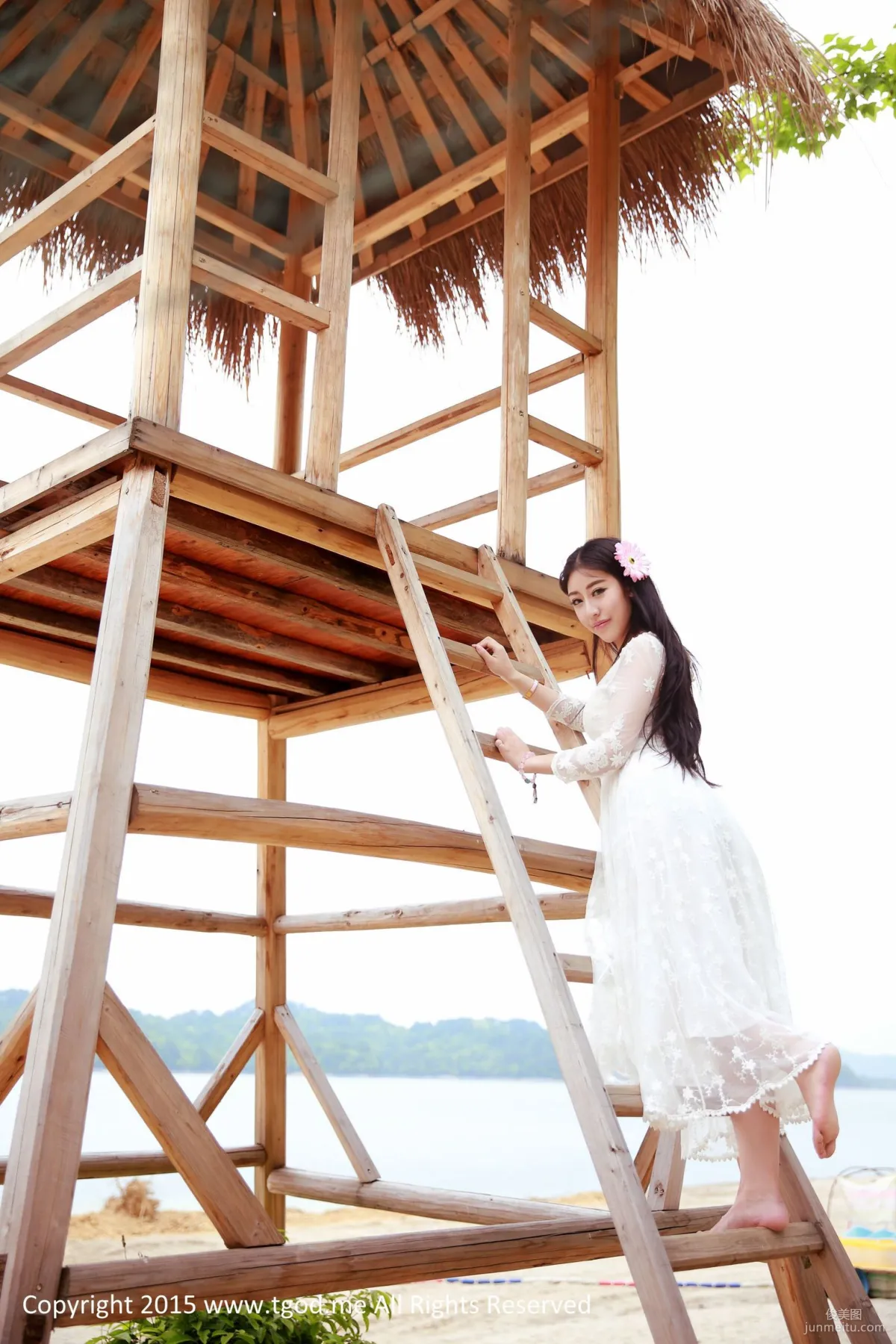 青春女神鲁思羽、夏静 《女神驾到》九江花源谷 [TGOD推女神] 写真集15