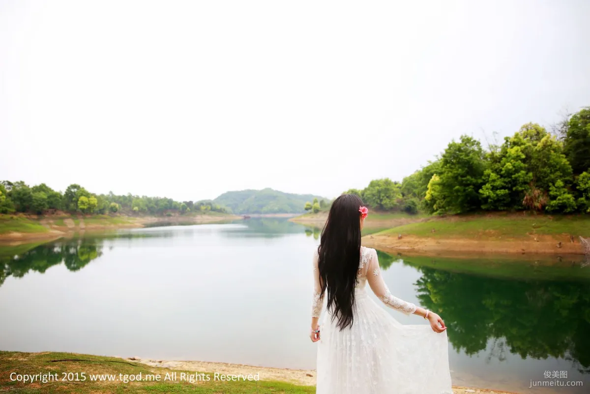 青春女神鲁思羽、夏静 《女神驾到》九江花源谷 [TGOD推女神] 写真集47