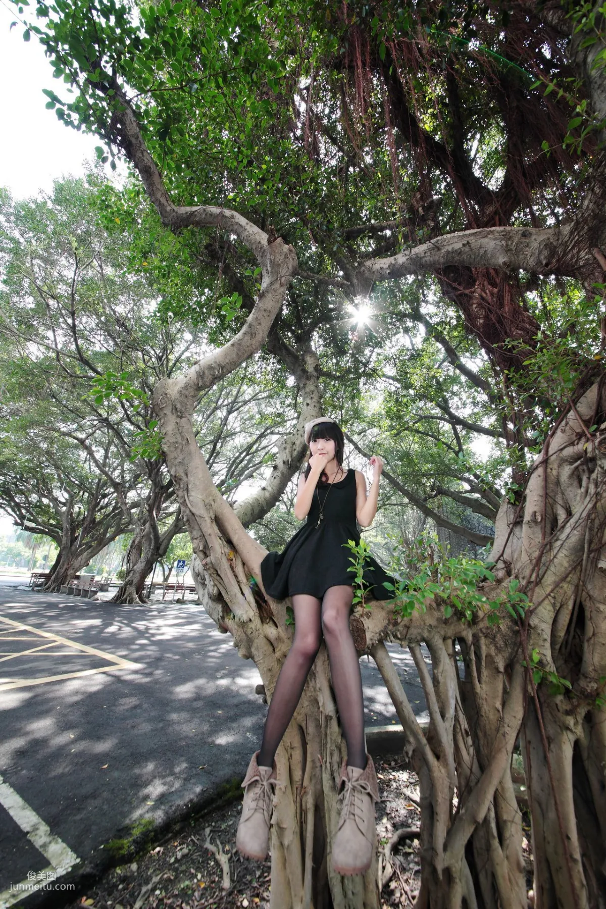 台湾萝莉正妹模特綠豆《小清新唯美外拍》写真集16