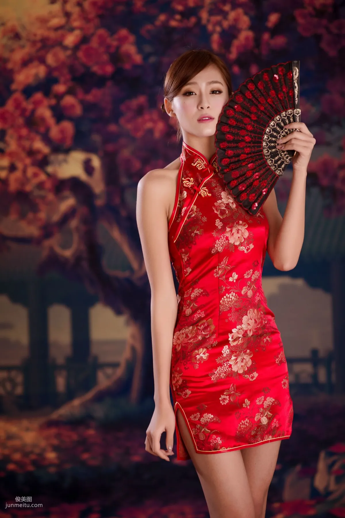 台湾女神Winnie小雪《古典红色旗袍》写真集7