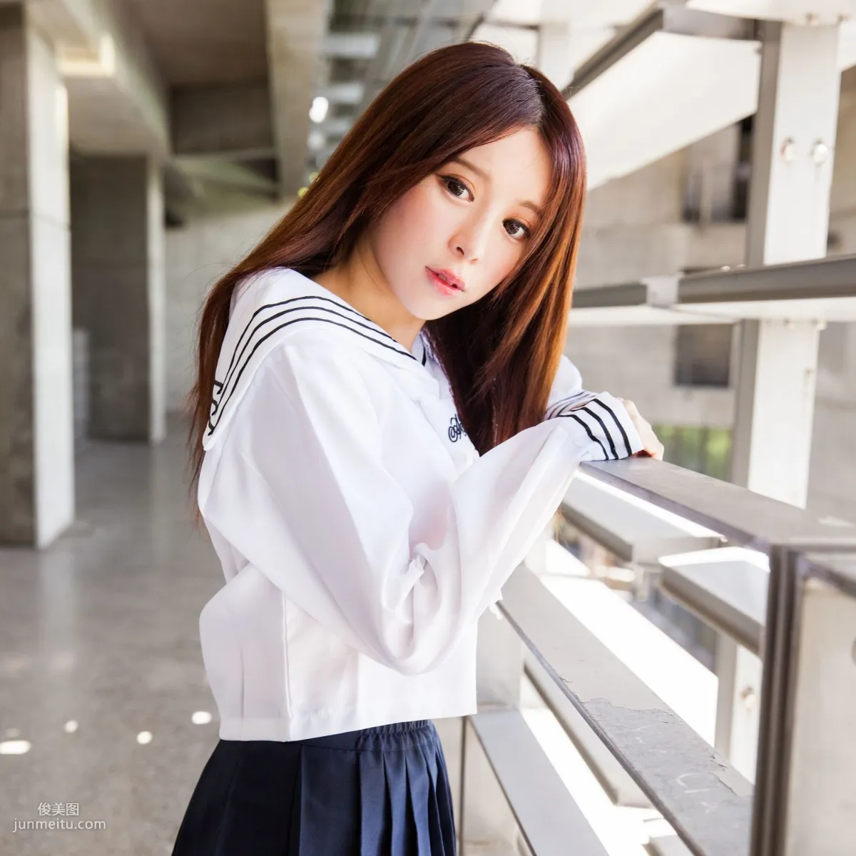 台湾美女张齐郡JULIE《长筒袜校服少女》写真集72