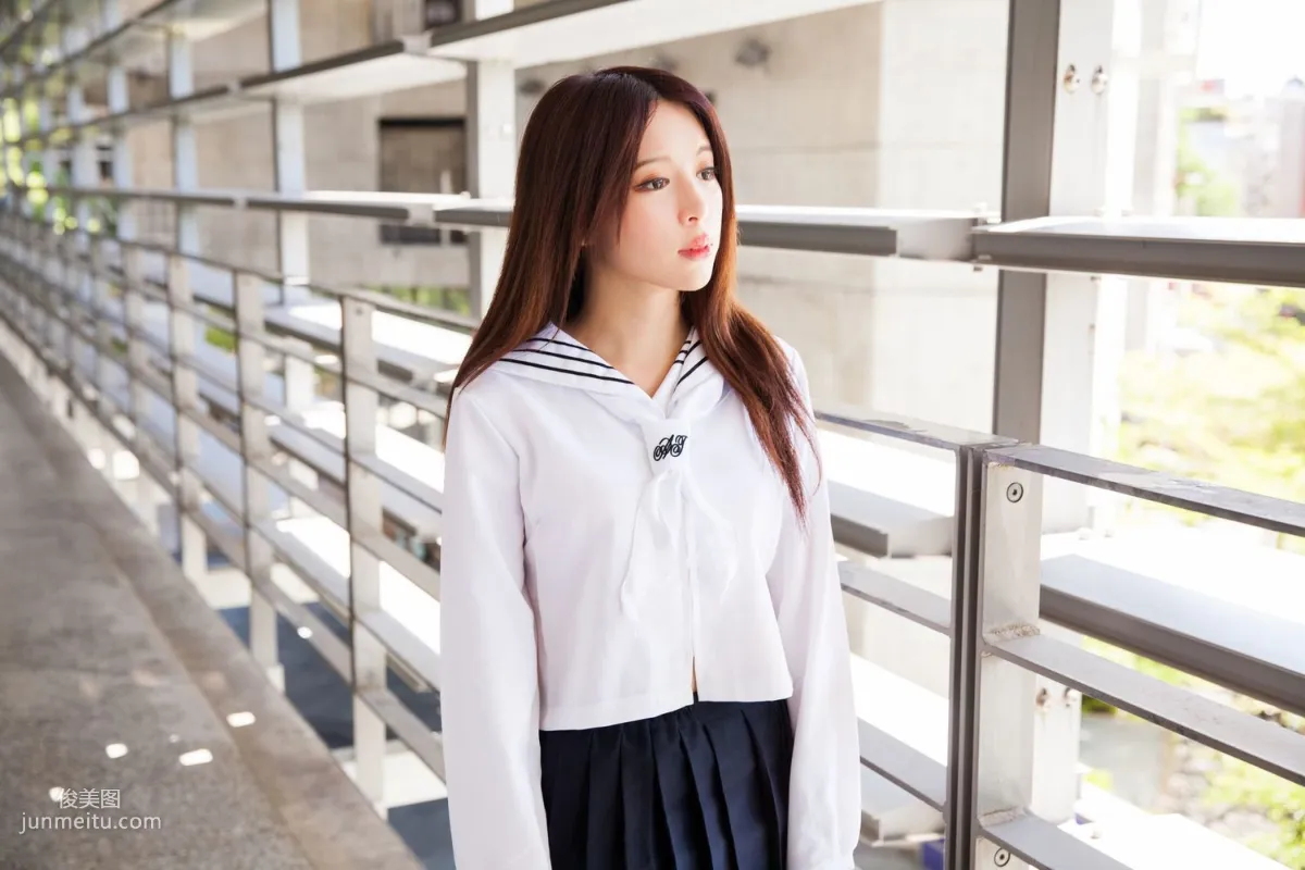 台湾美女张齐郡JULIE《长筒袜校服少女》写真集84