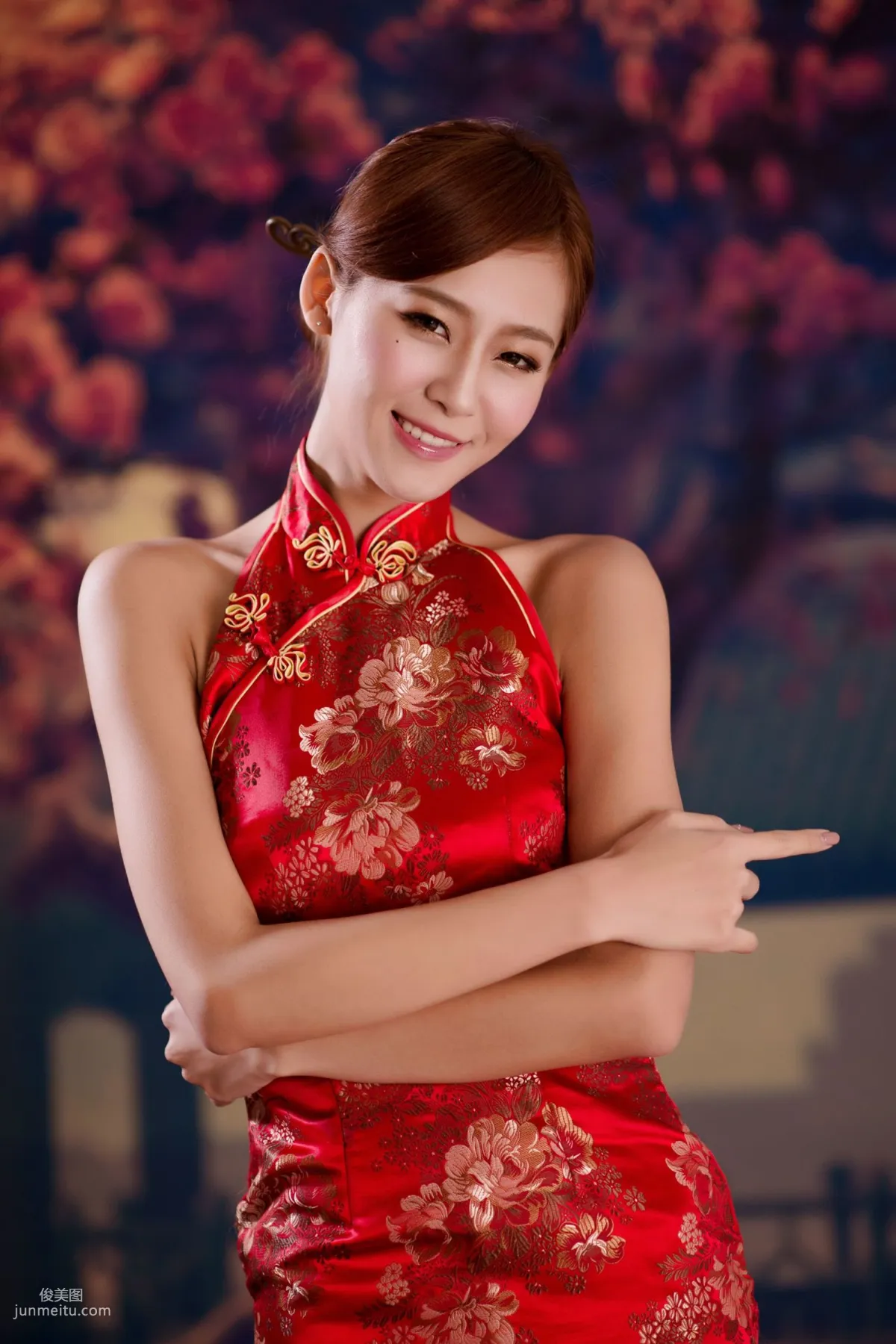 台湾女神Winnie小雪《古典红色旗袍》写真集41