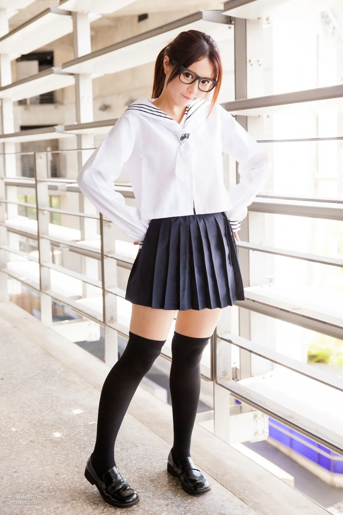 台湾美女张齐郡JULIE《长筒袜校服少女》写真集34