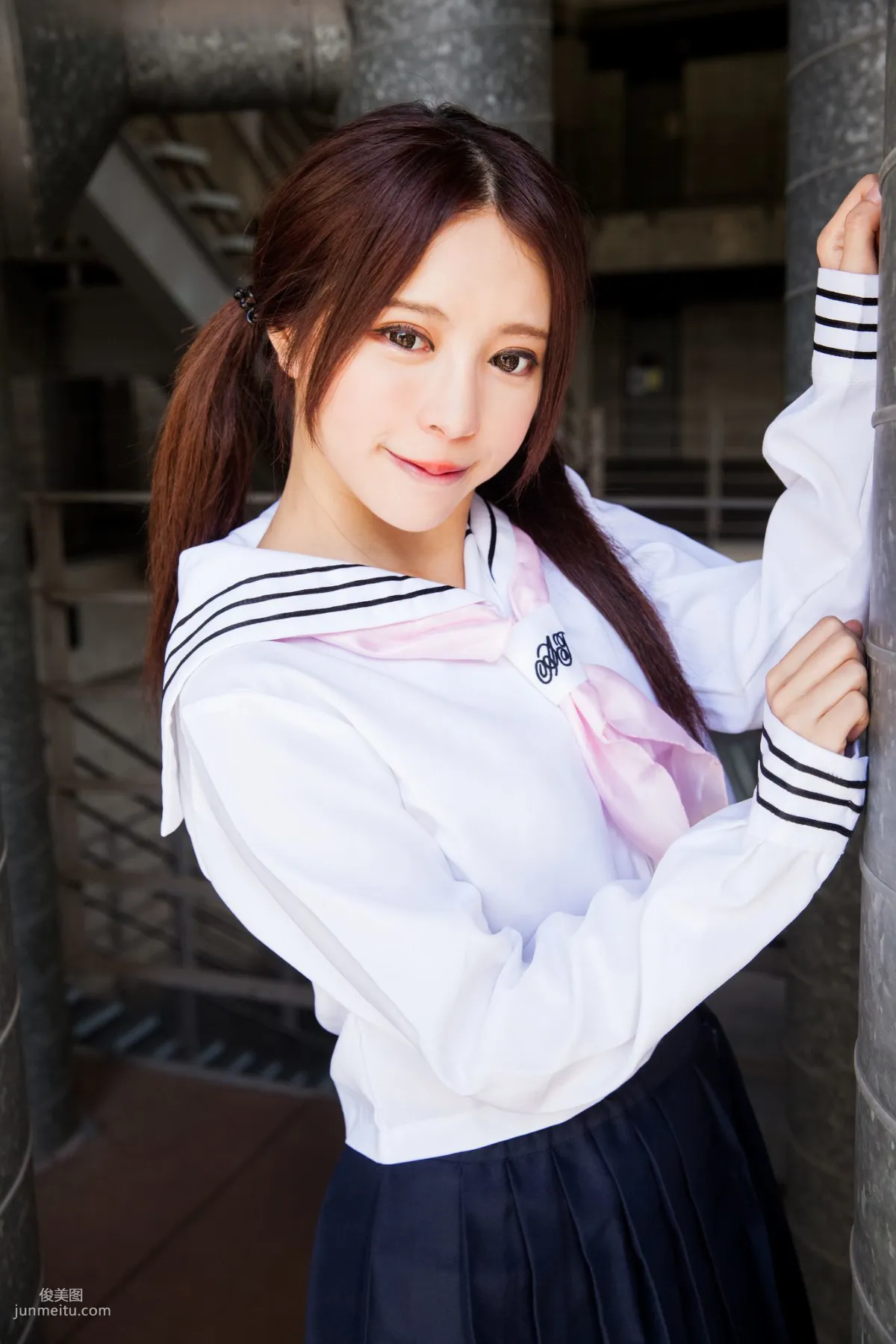 台湾美女张齐郡JULIE《长筒袜校服少女》写真集30