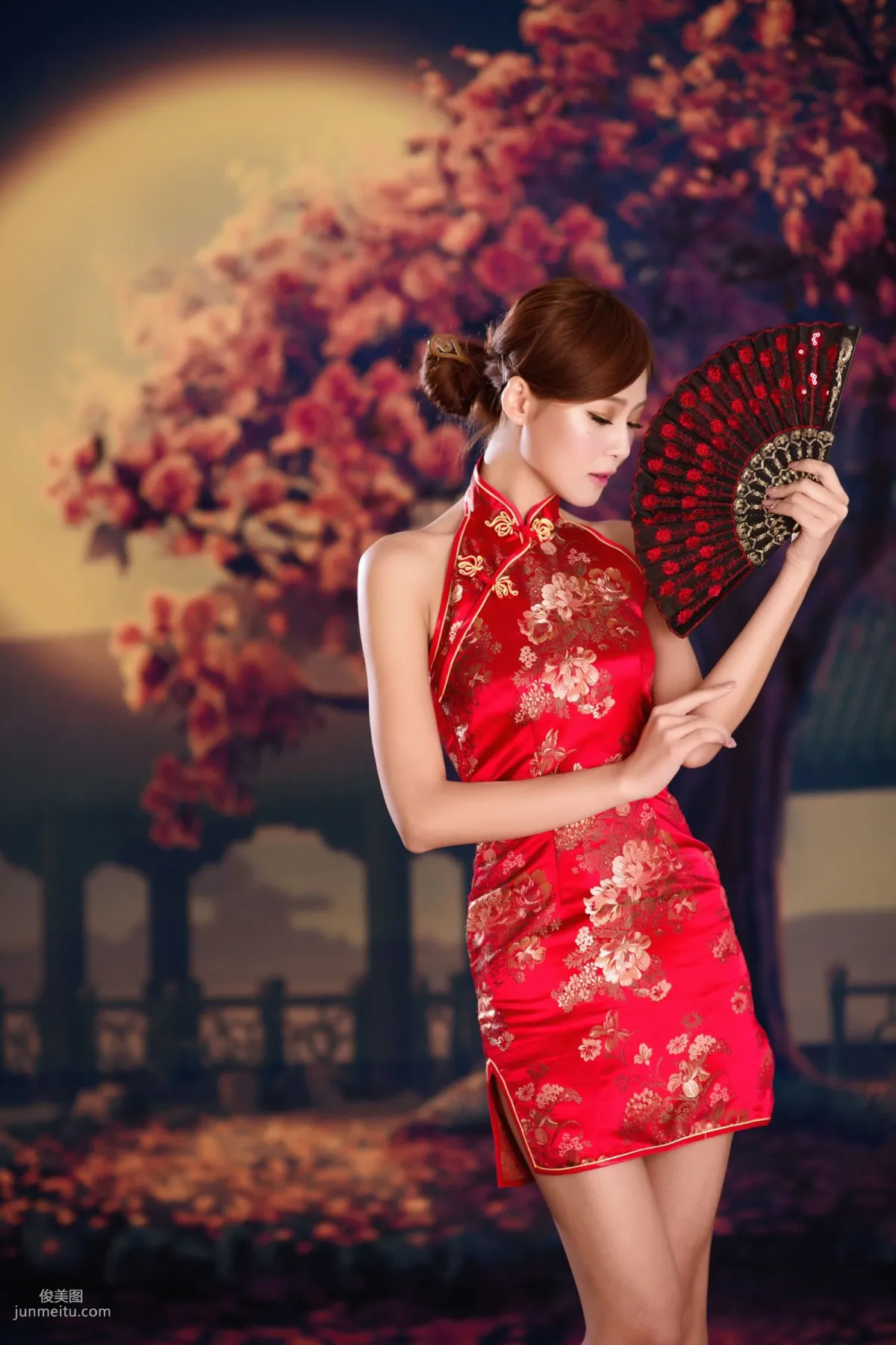 台湾女神Winnie小雪《古典红色旗袍》写真集40