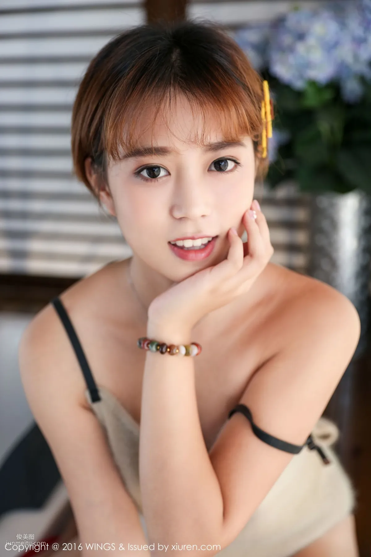 柠檬vivi - 极品短发帅气模特[WingS影私荟] Vol.019 写真集30