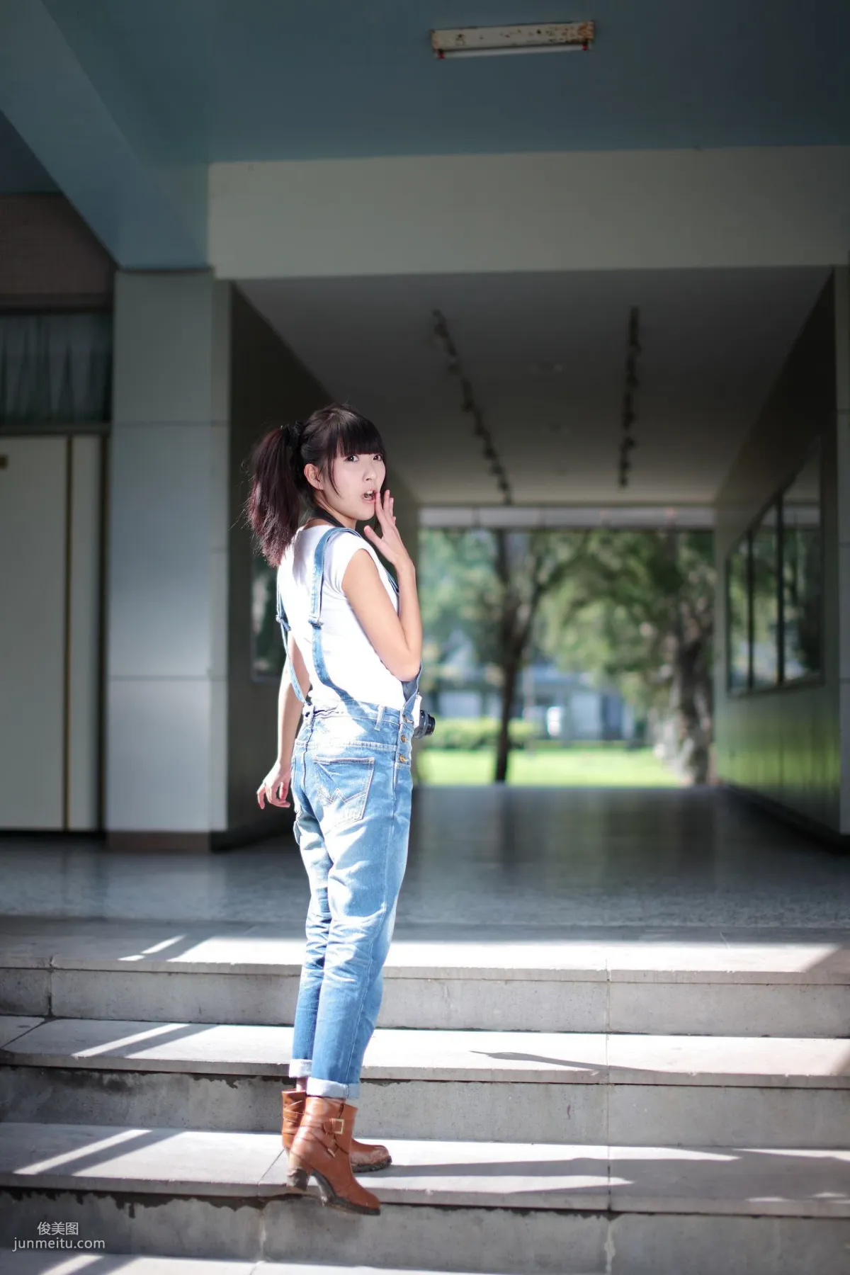 台湾萝莉正妹模特綠豆《小清新唯美外拍》写真集66