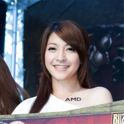 台湾模特蓓蓓《光华商场AMD展台》高清套图
