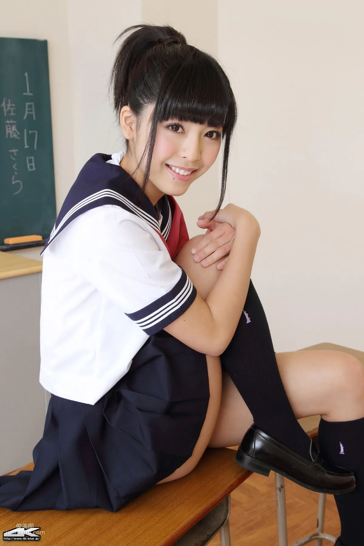 [4K-STAR] NO.00021 Sakura Sato 佐藤さくら Sailor Suit 水手服 写真集43