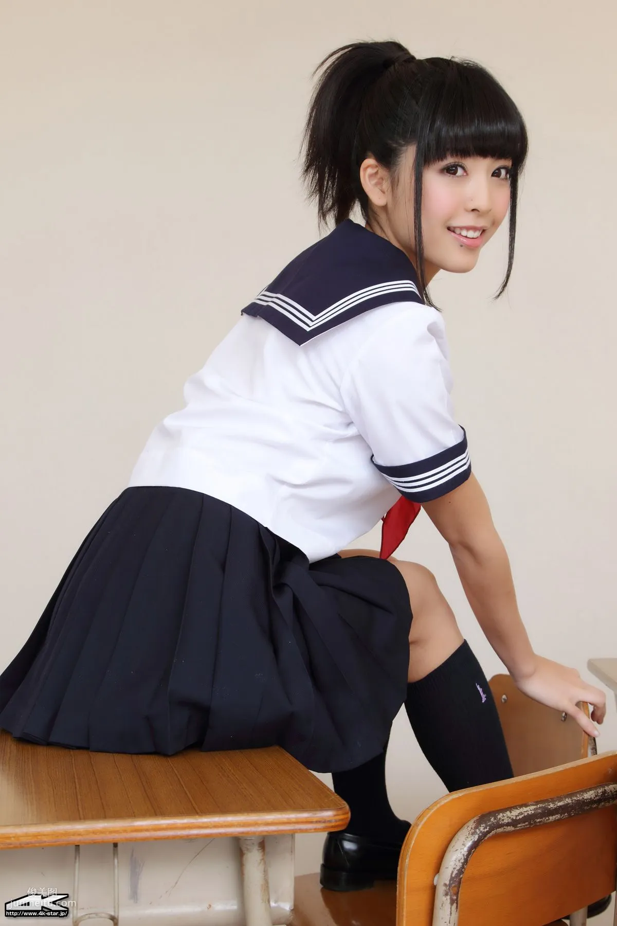 [4K-STAR] NO.00021 Sakura Sato 佐藤さくら Sailor Suit 水手服 写真集41