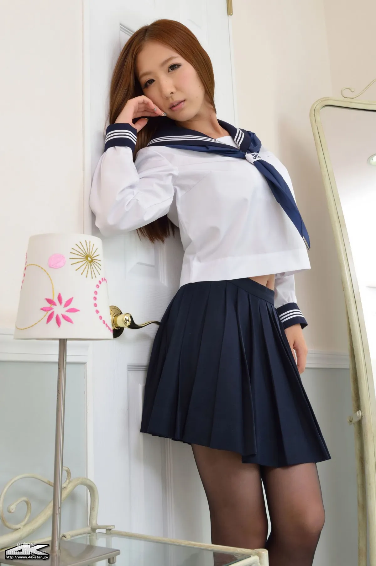 [4K-STAR] NO.00068 岩崎由衣 Sailor Suit 黑丝学妹 写真集39