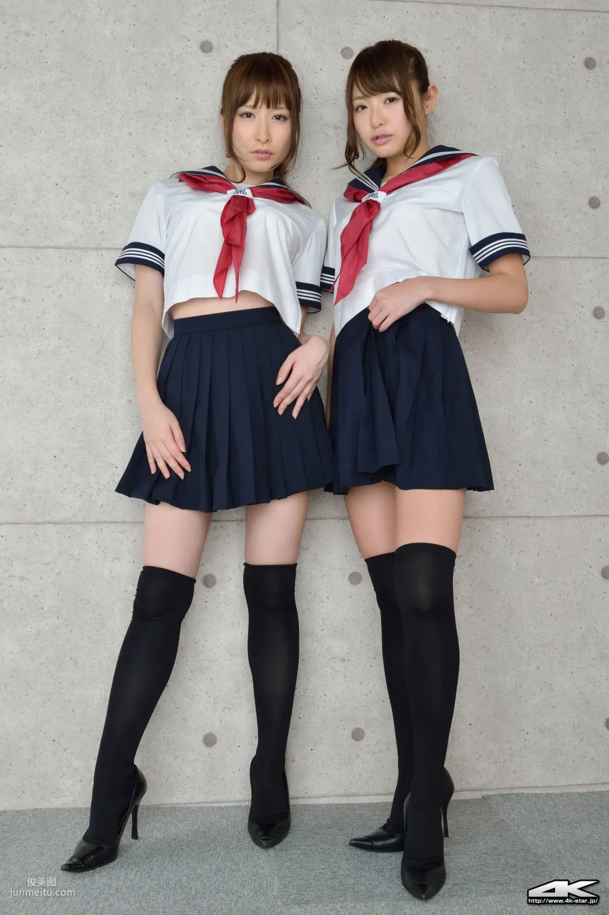 [4K-STAR] NO.00109 Yoshimi sisters 吉見姐妹 School Girl 学生装 写真集1