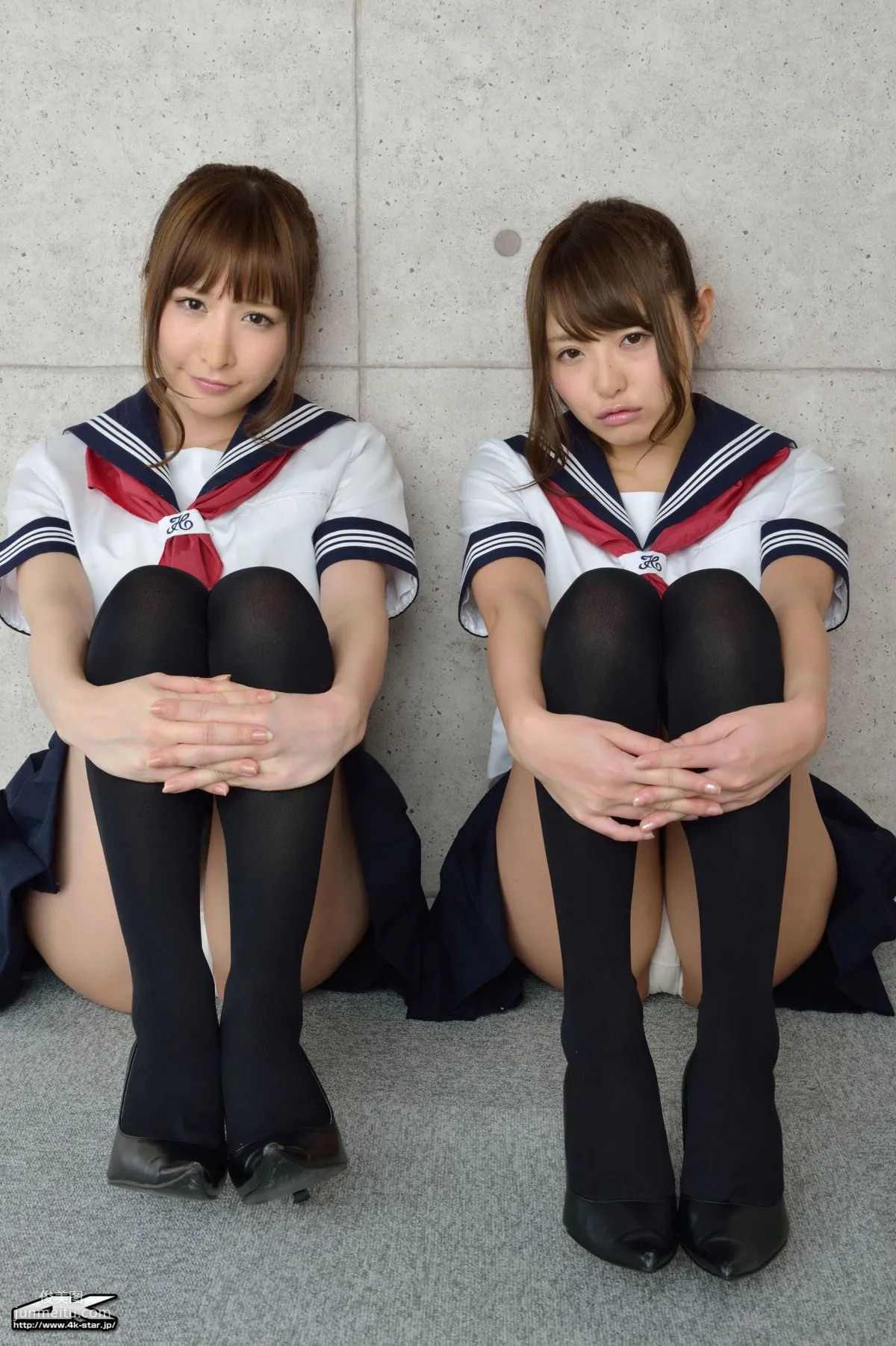 [4K-STAR] NO.00109 Yoshimi sisters 吉見姐妹 School Girl 学生装 写真集24