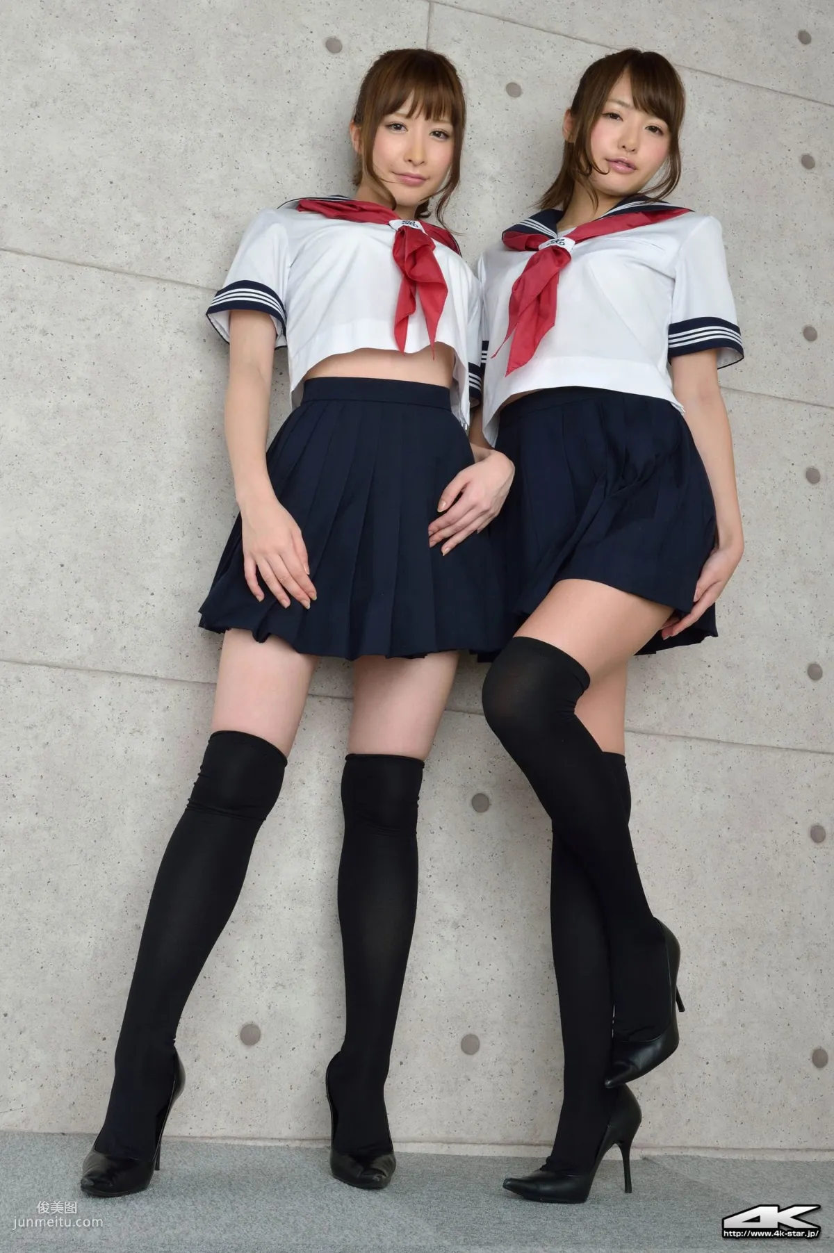[4K-STAR] NO.00109 Yoshimi sisters 吉見姐妹 School Girl 学生装 写真集2