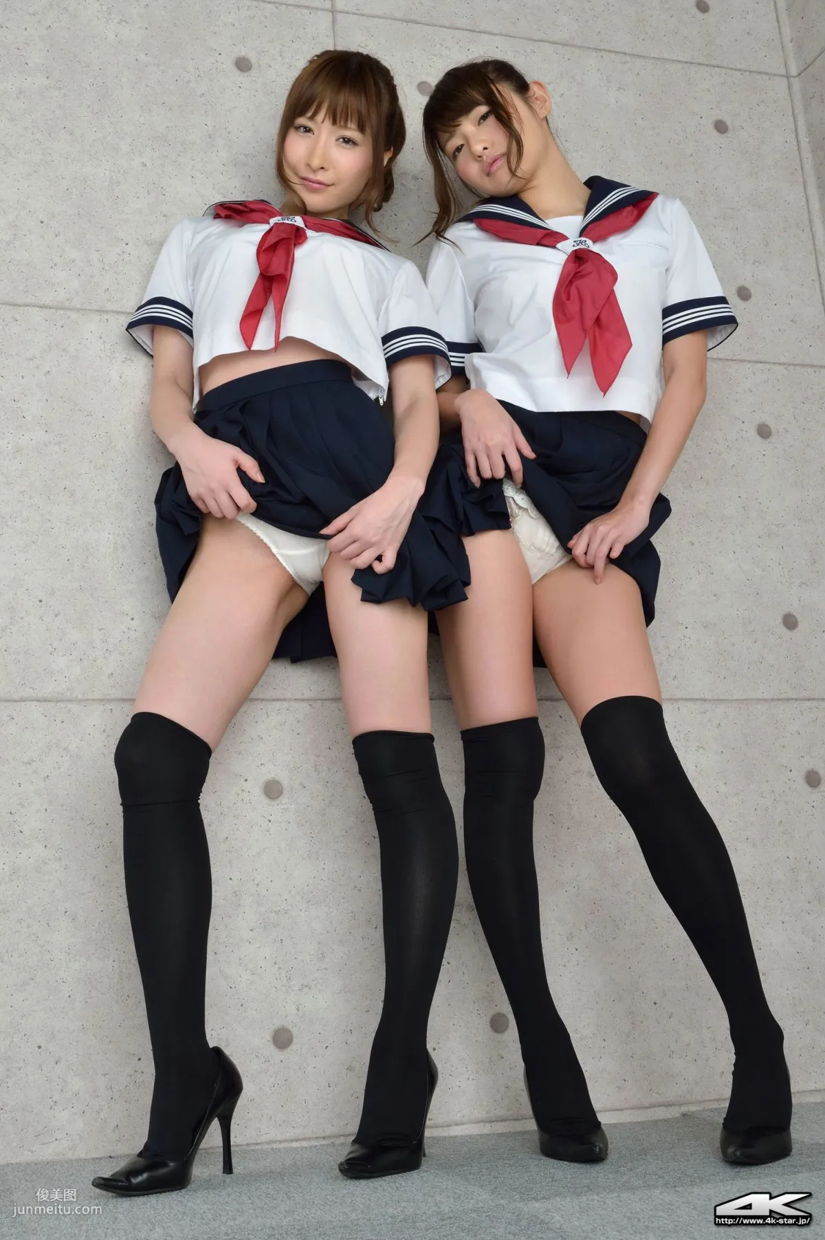 [4K-STAR] NO.00109 Yoshimi sisters 吉見姐妹 School Girl 学生装 写真集10