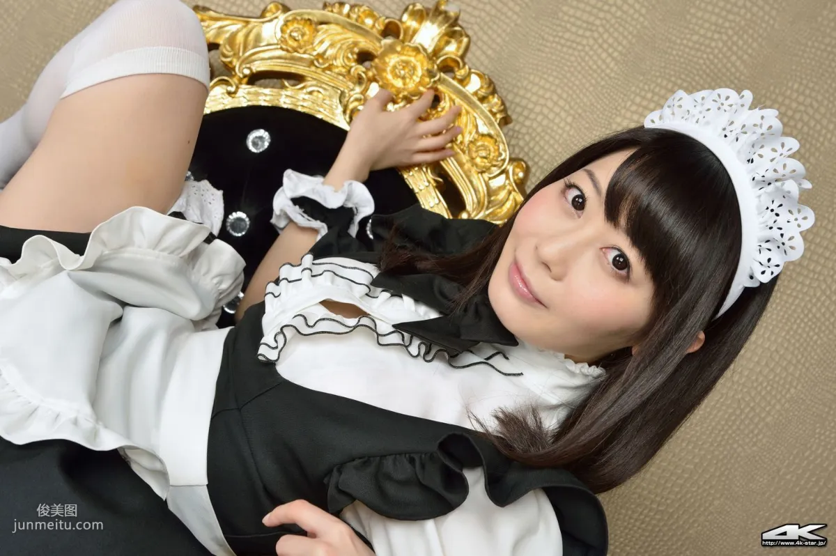 [4K-STAR] NO.00184 桜のどか Maid Costume 白丝女仆 写真集14
